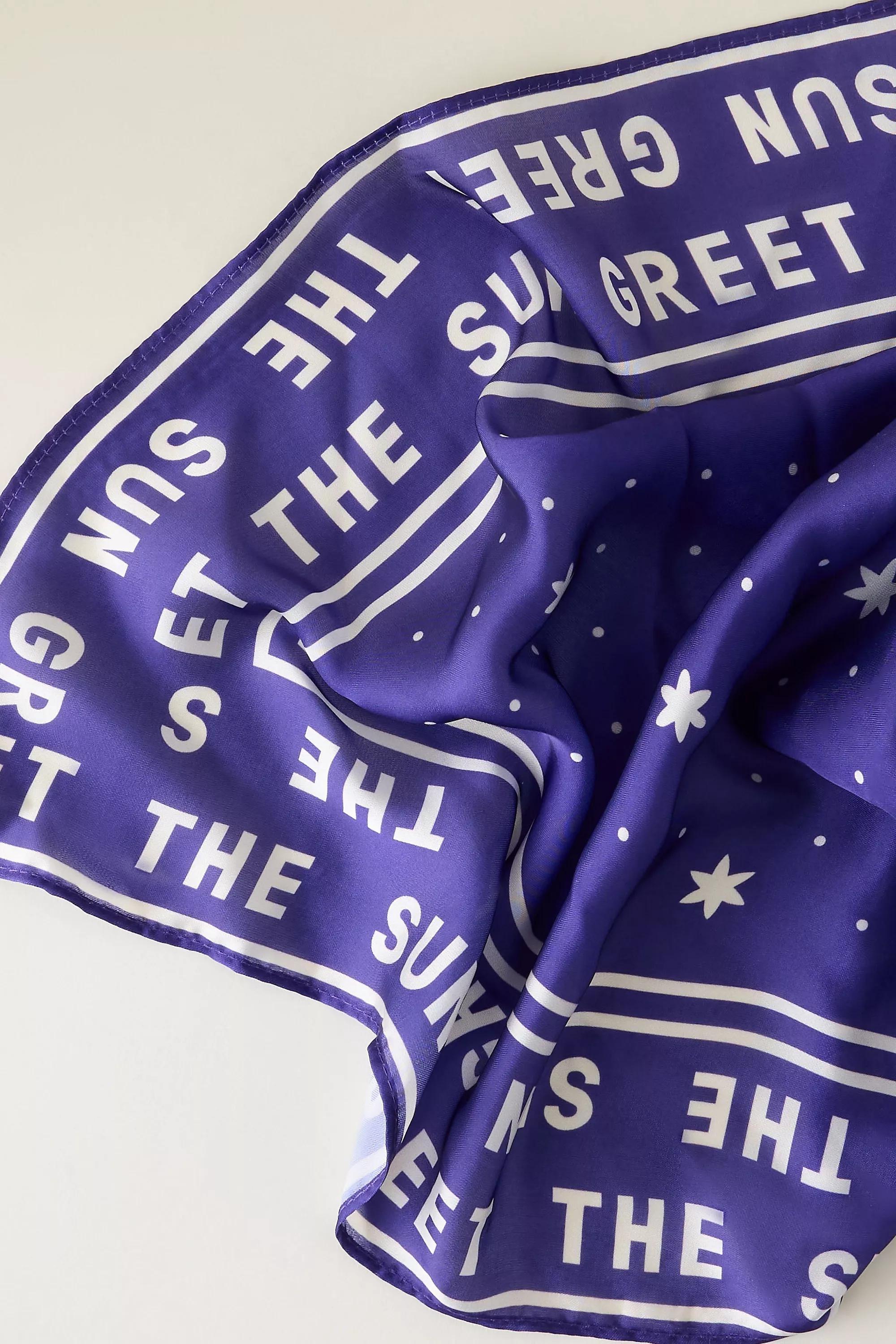 BLUE Celandine Hair Scarves, Set of 2, A501_0040, large image number 1