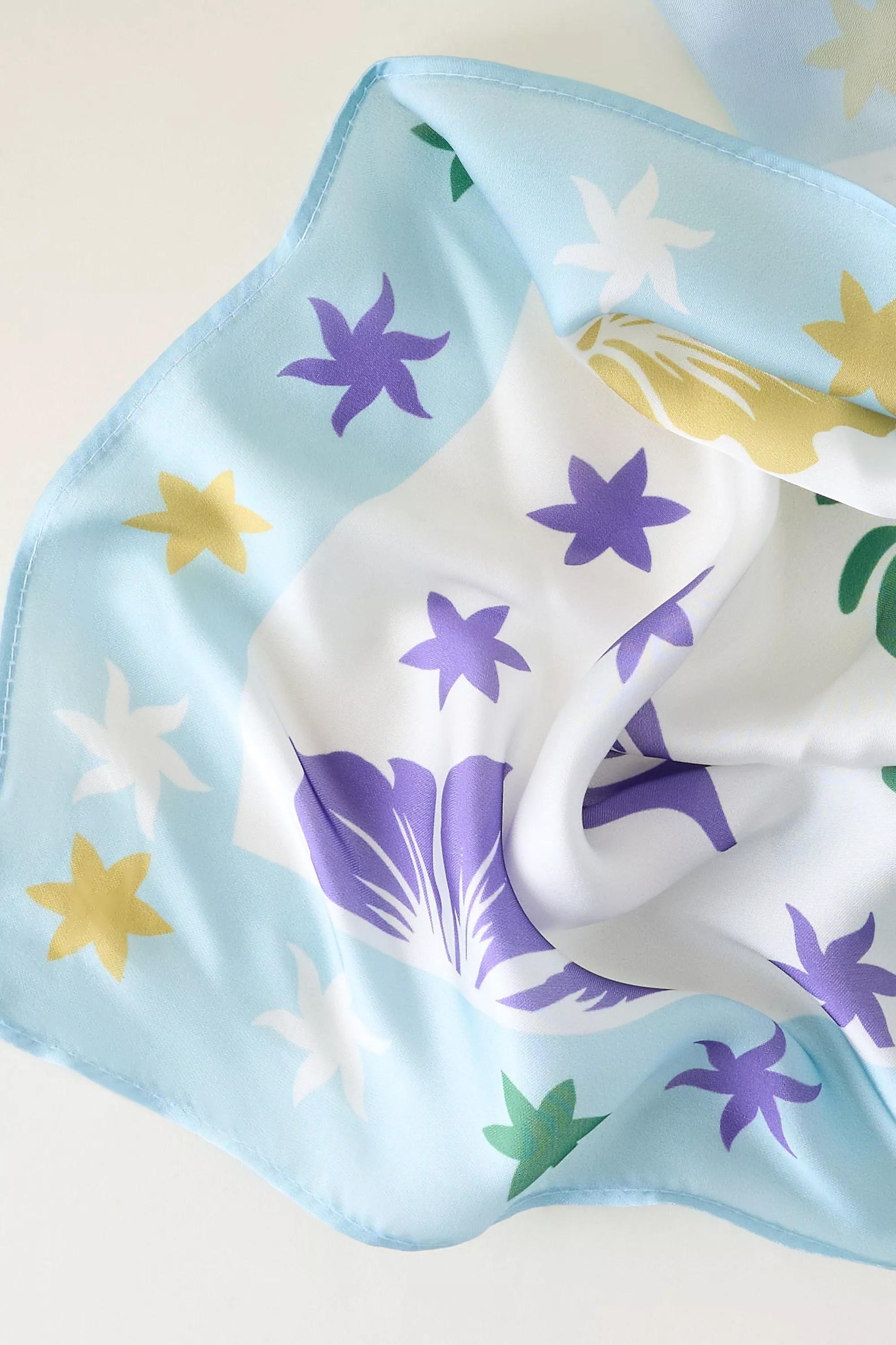 BLUE Celandine Hair Scarves, Set of 2, A501_0040, large image number 2