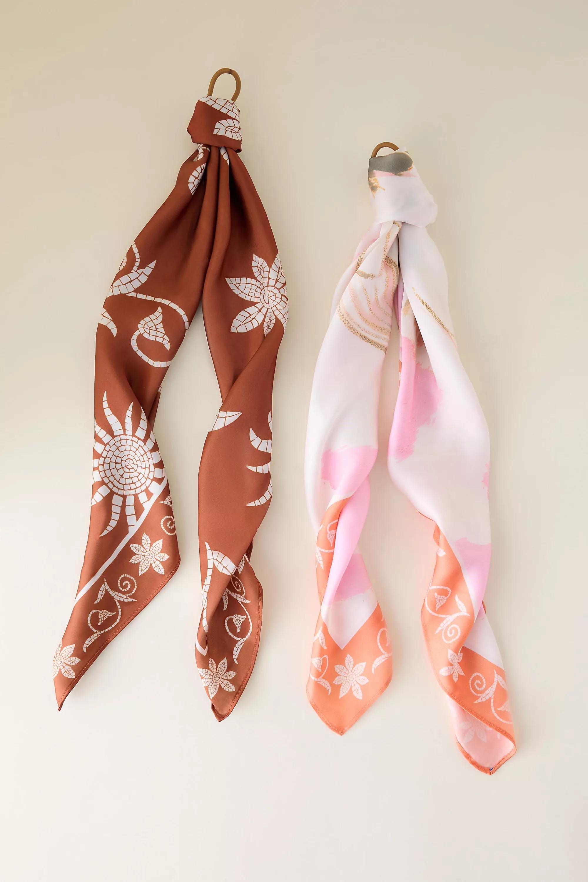 By Caldenia Hair Scarved, Set Of, Brown, A501_0020, large image number 0