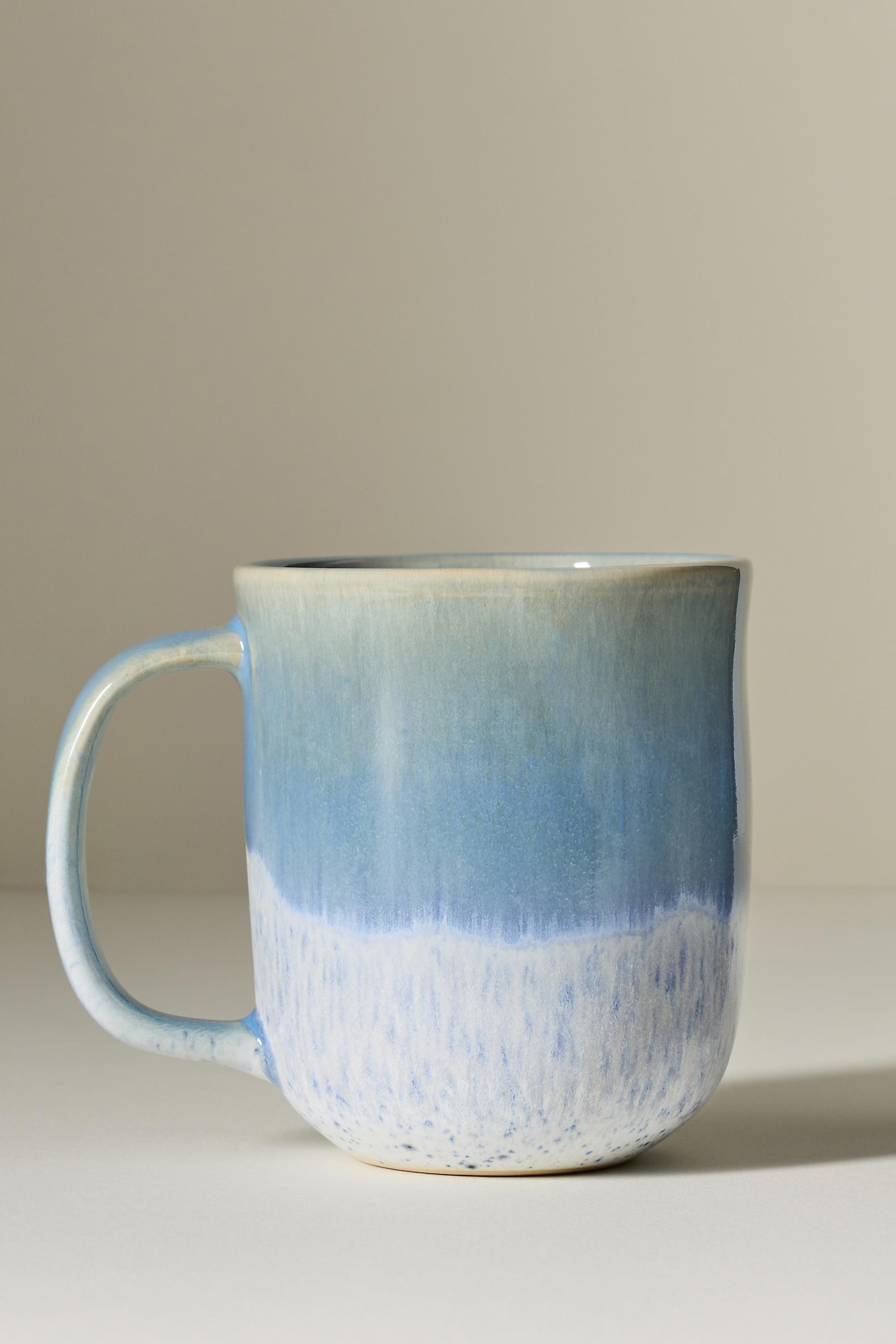 Anthropologie Jasper Portuguese Reactive Stoneware Mug, Blue | Azadea UAE