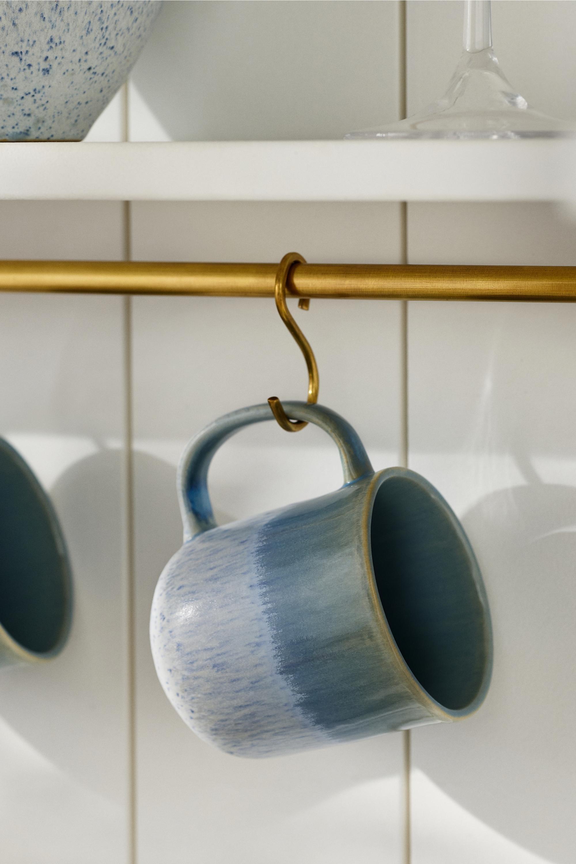 Anthropologie Jasper Portuguese Reactive Stoneware Mug, Blue | Azadea UAE