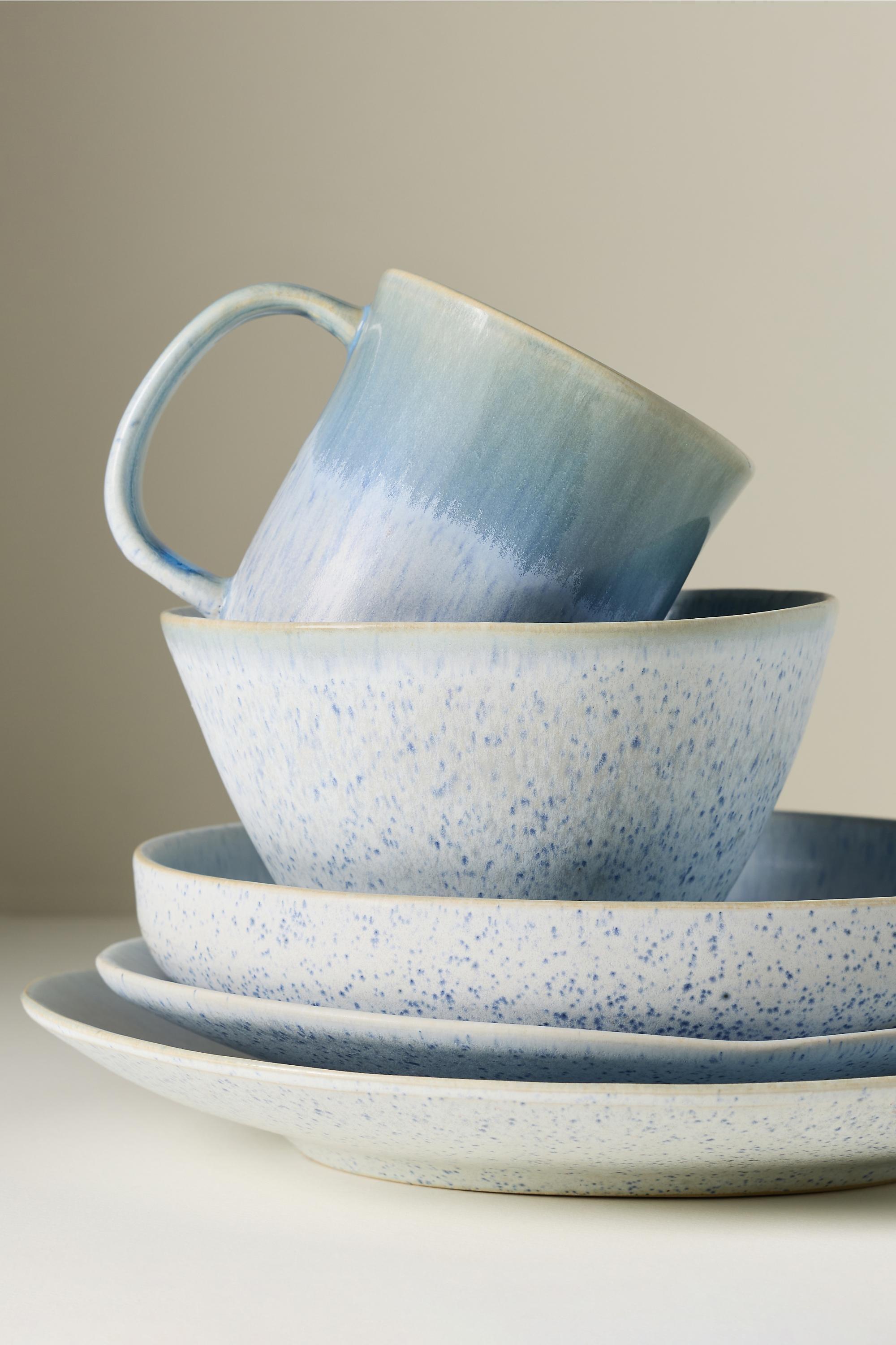 Anthropologie Jasper Portuguese Reactive Stoneware Mug, Blue | Azadea UAE