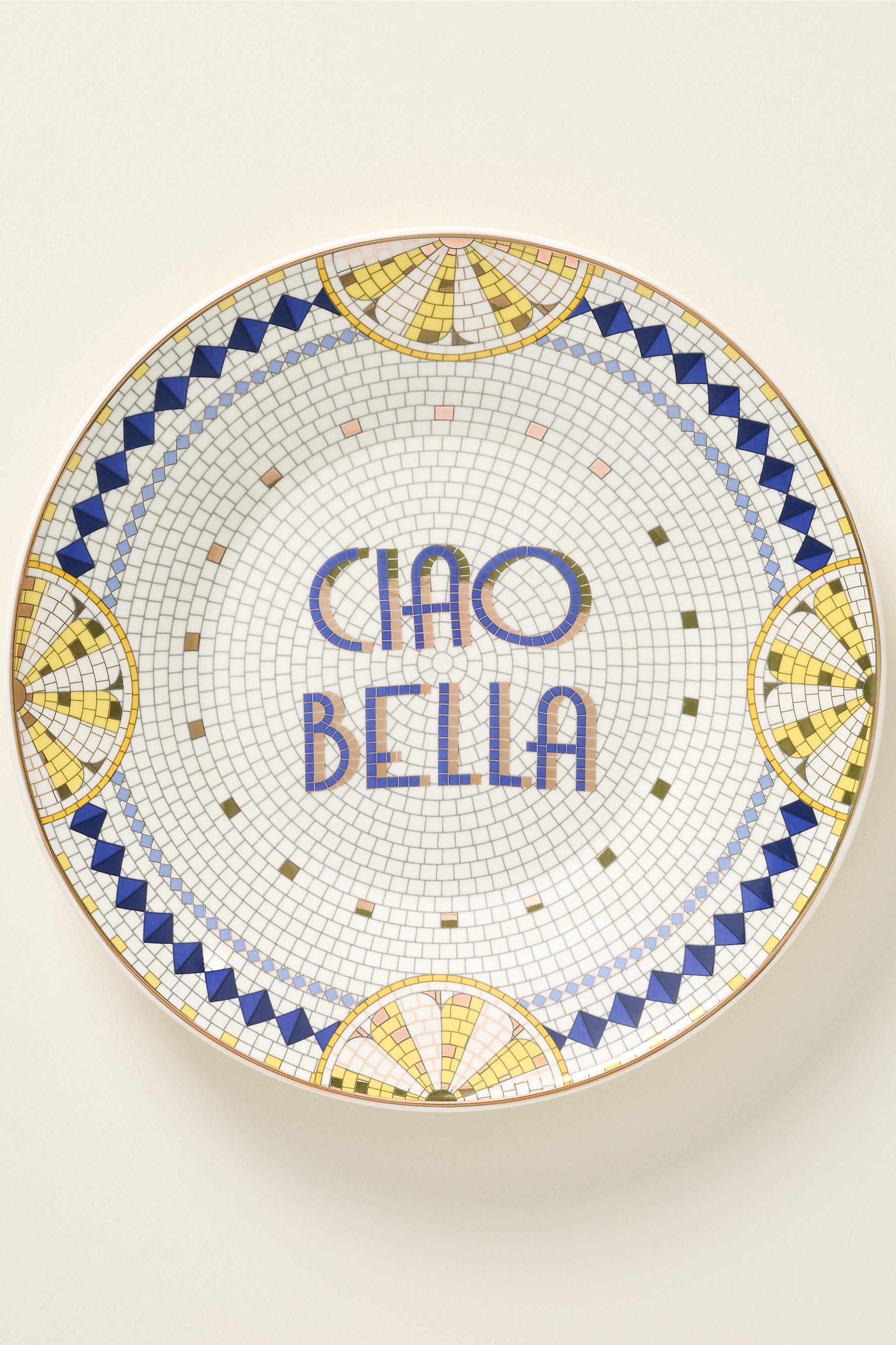 The Bistro Tile Stoneware Dessert Plate, Yellow, A501_0271, large image number 1