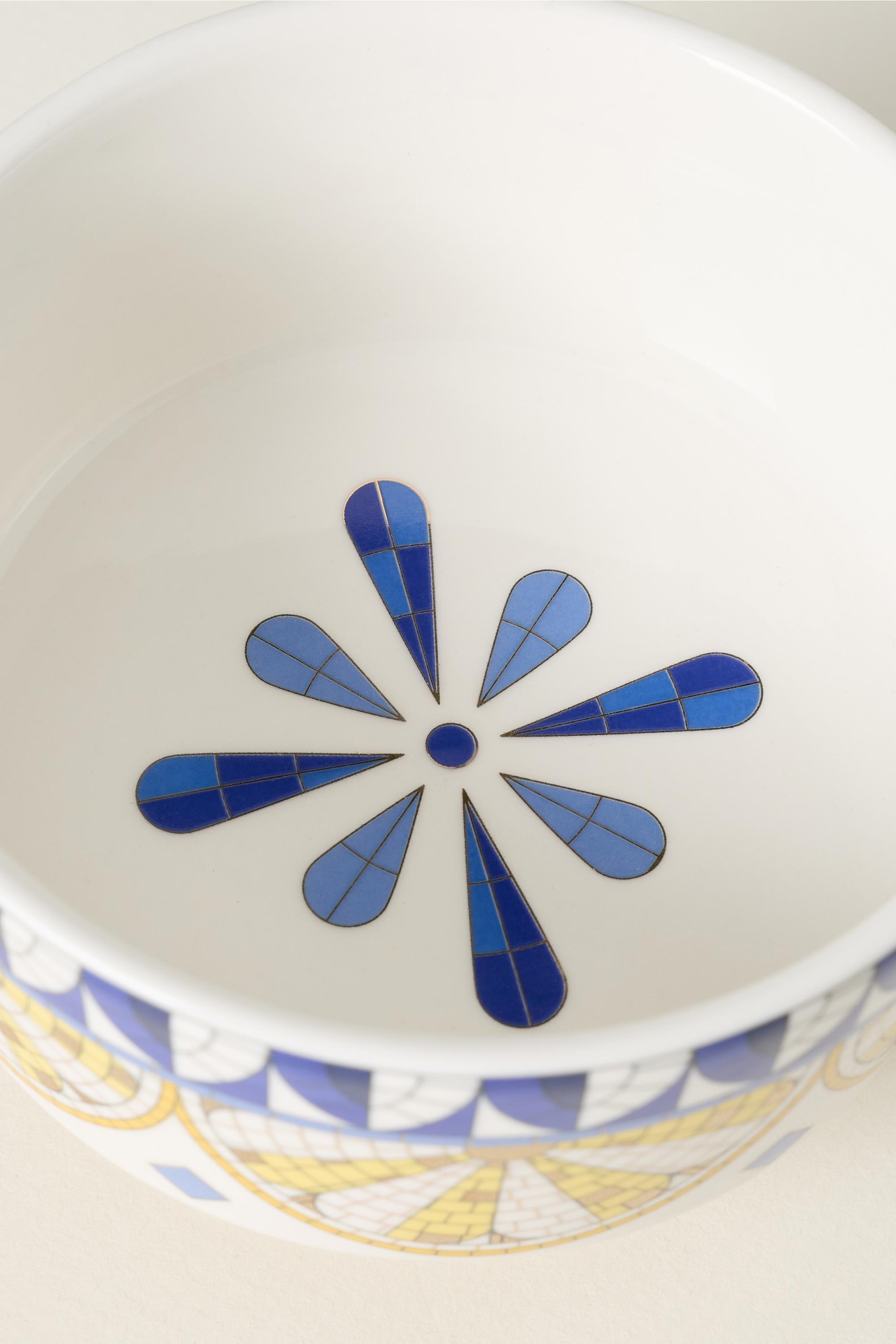 The Bistro Tile Stoneware Gelato Bowl, Yellow, Yellow, large image number 3
