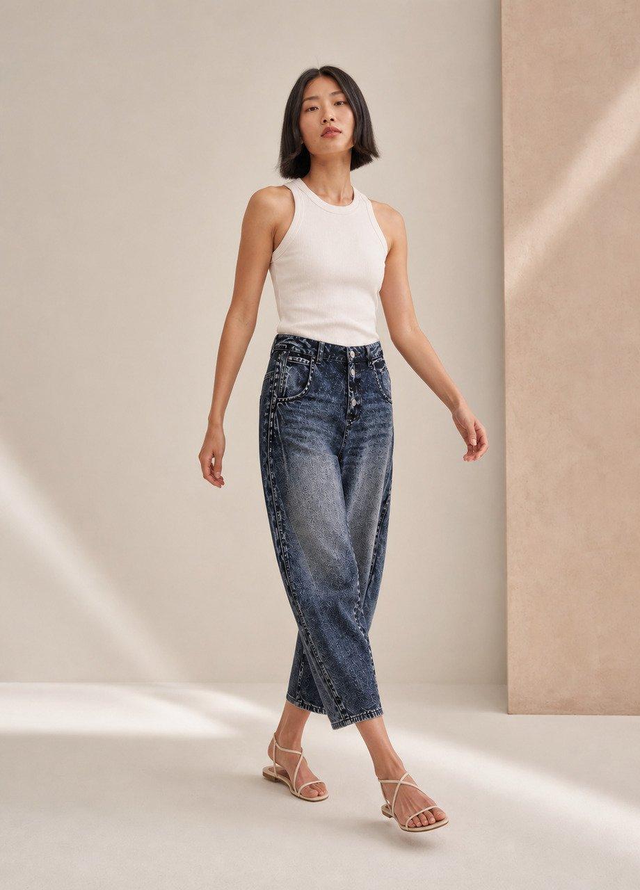 Fx Sm Bo Phoenix Jean, Blue, Blue, large image number 1