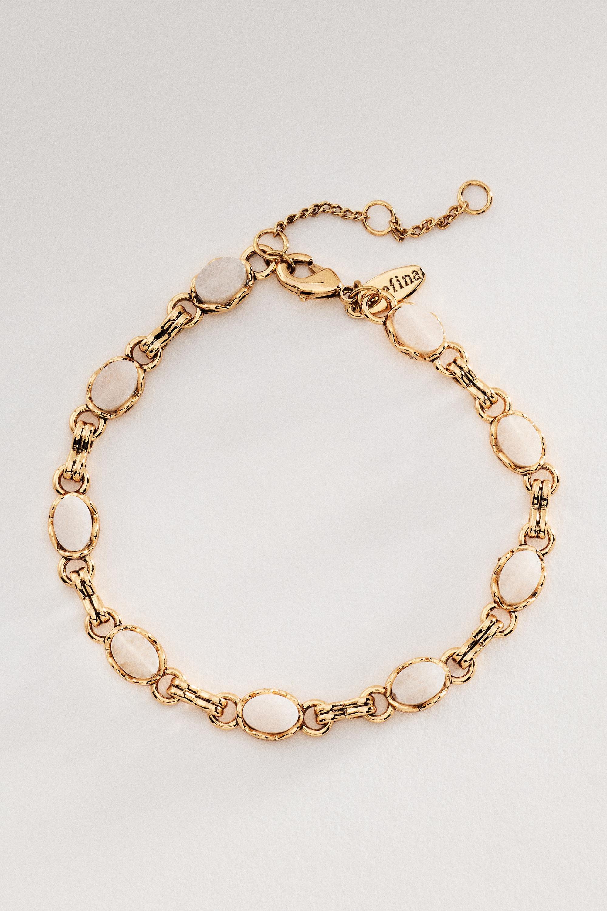 Colourful Stone Wrap Bracelet, White, A501_0010, large image number 0