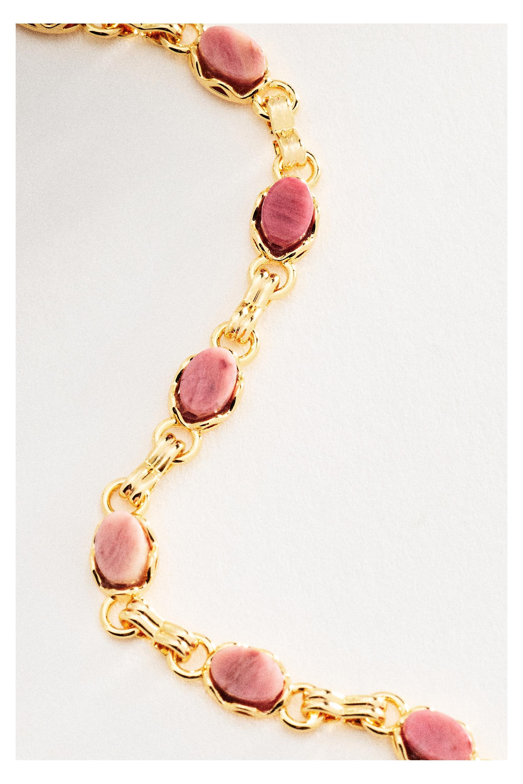 Colourful Stone Wrap Bracelet, Pink, A501_0066, large image number 1