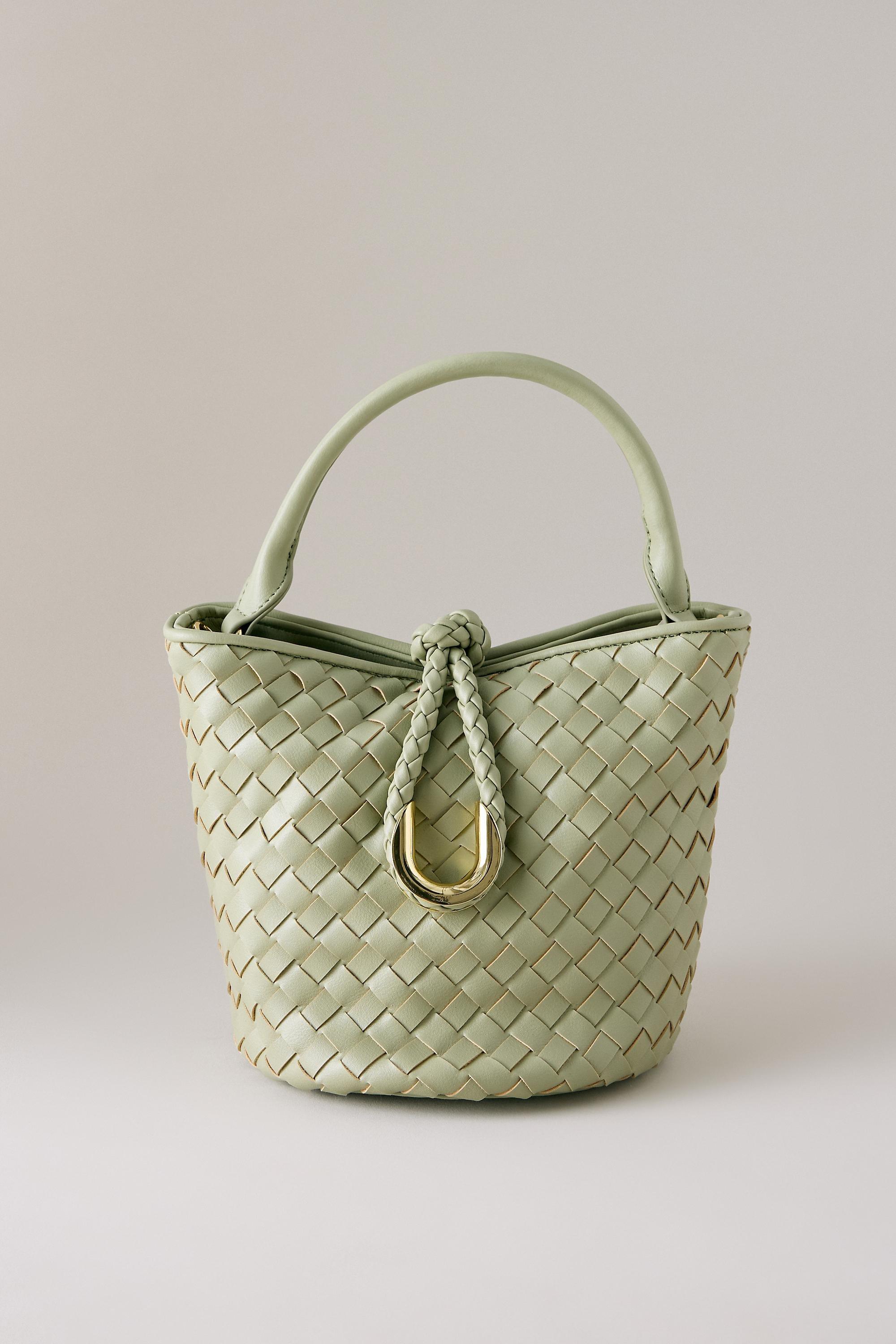 Woven Mini Buckle Bag, Guacamole, A501_0098, large image number 0