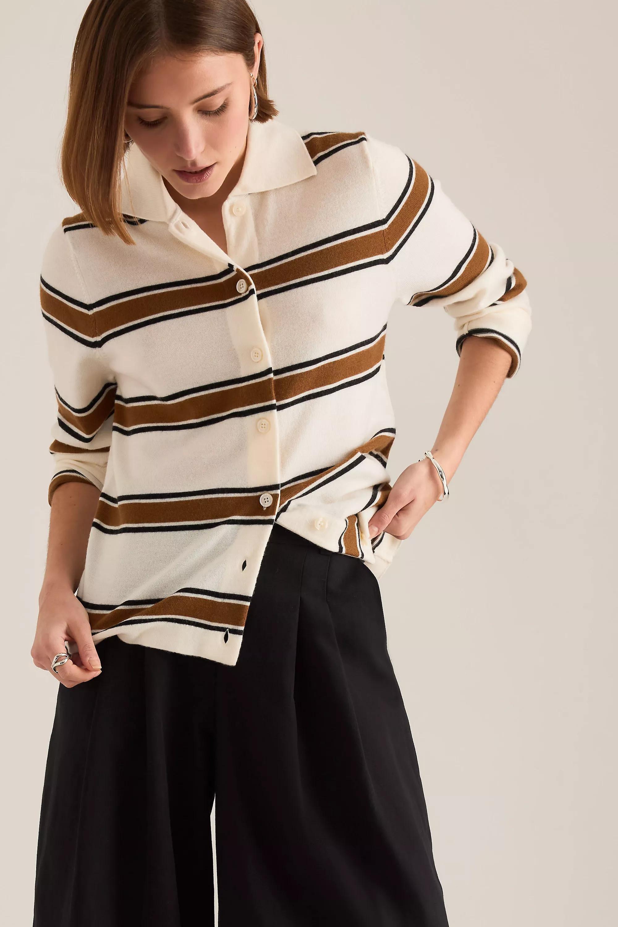 By Meave The Avery Pleated Trousers, Black, A501_0001, large image number 3