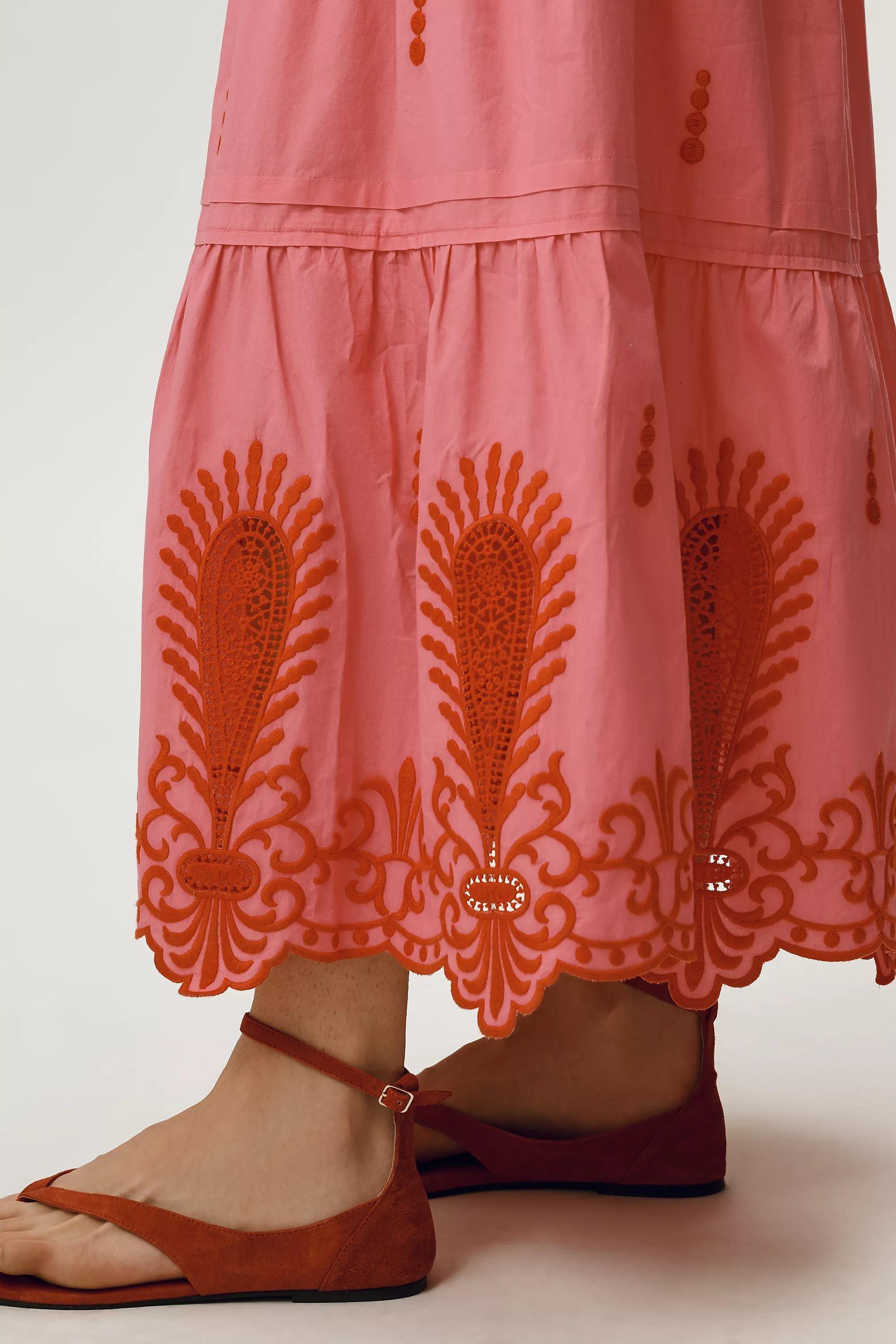 The Somerset Maxi Dress by Anthropologie, Pink, medium