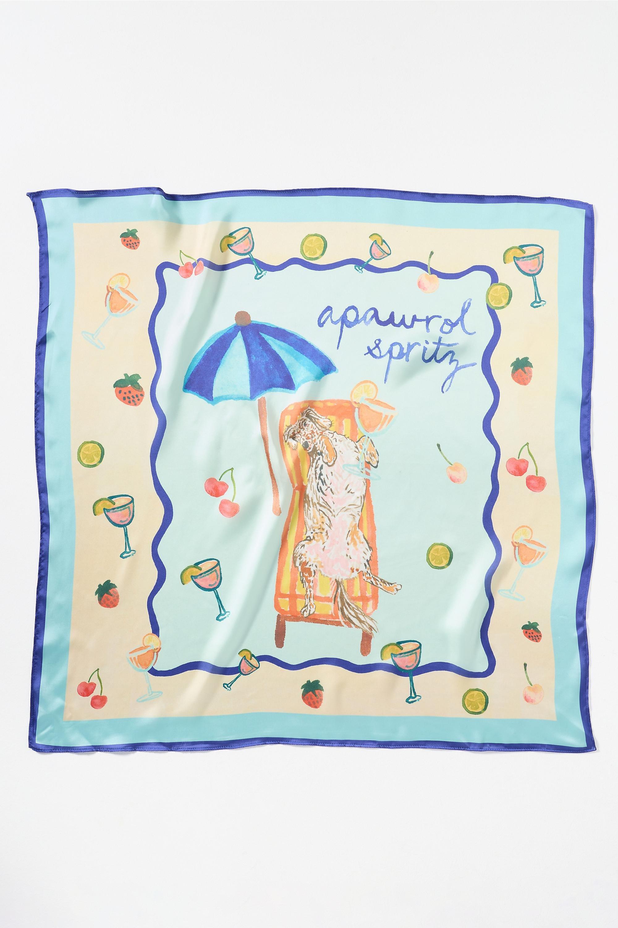 BLUE Nikki Ackerman x Anthropologie Hair Scarves, Set of 2, A501_0040, medium