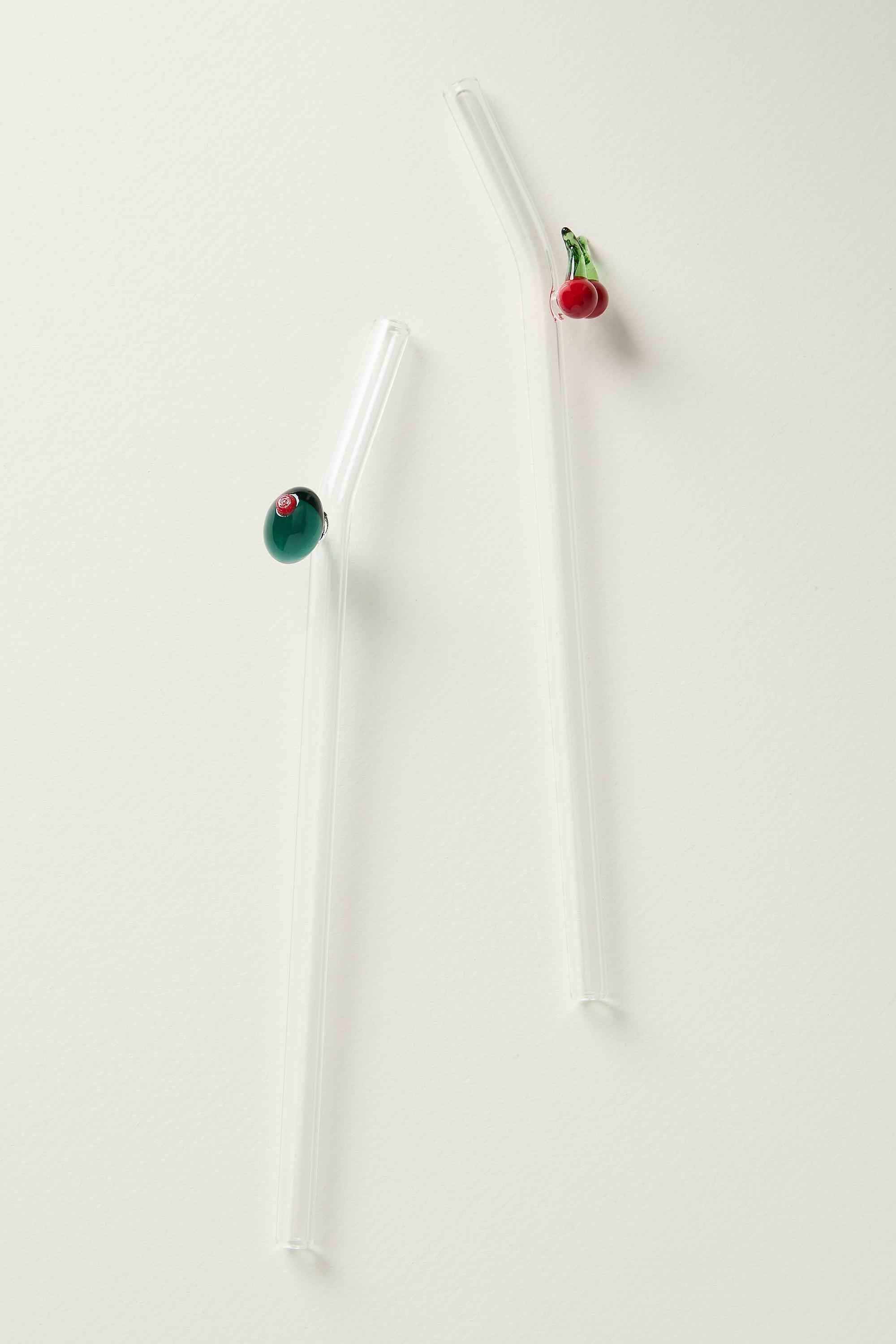 Icon Straws, Set Of 2, Multicolour, Red, large image number 1