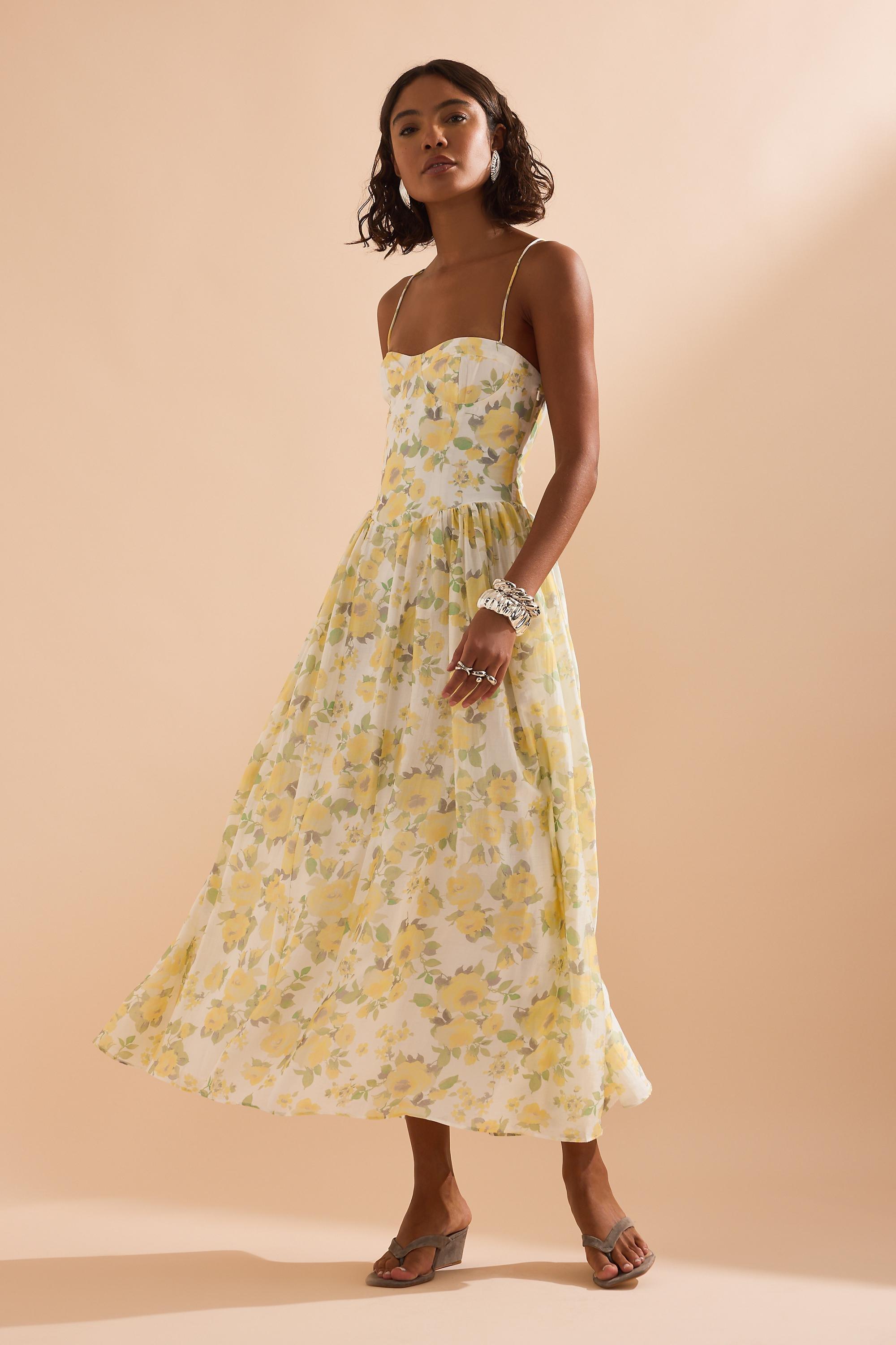 Bardot Estie Maxi Dress, Yellow, Yellow, large image number 0
