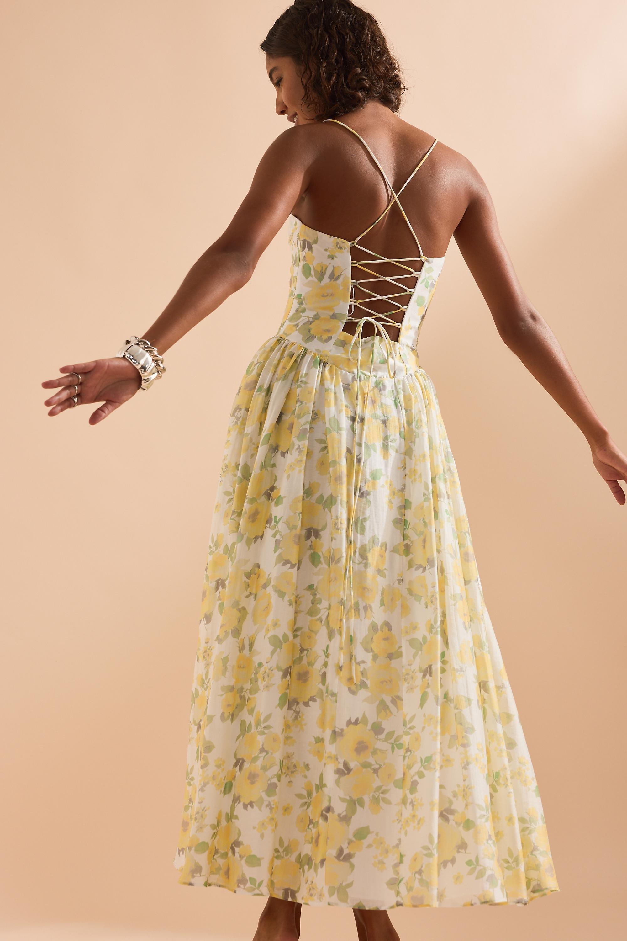 Bardot Estie Maxi Dress, Yellow, Yellow, large image number 1
