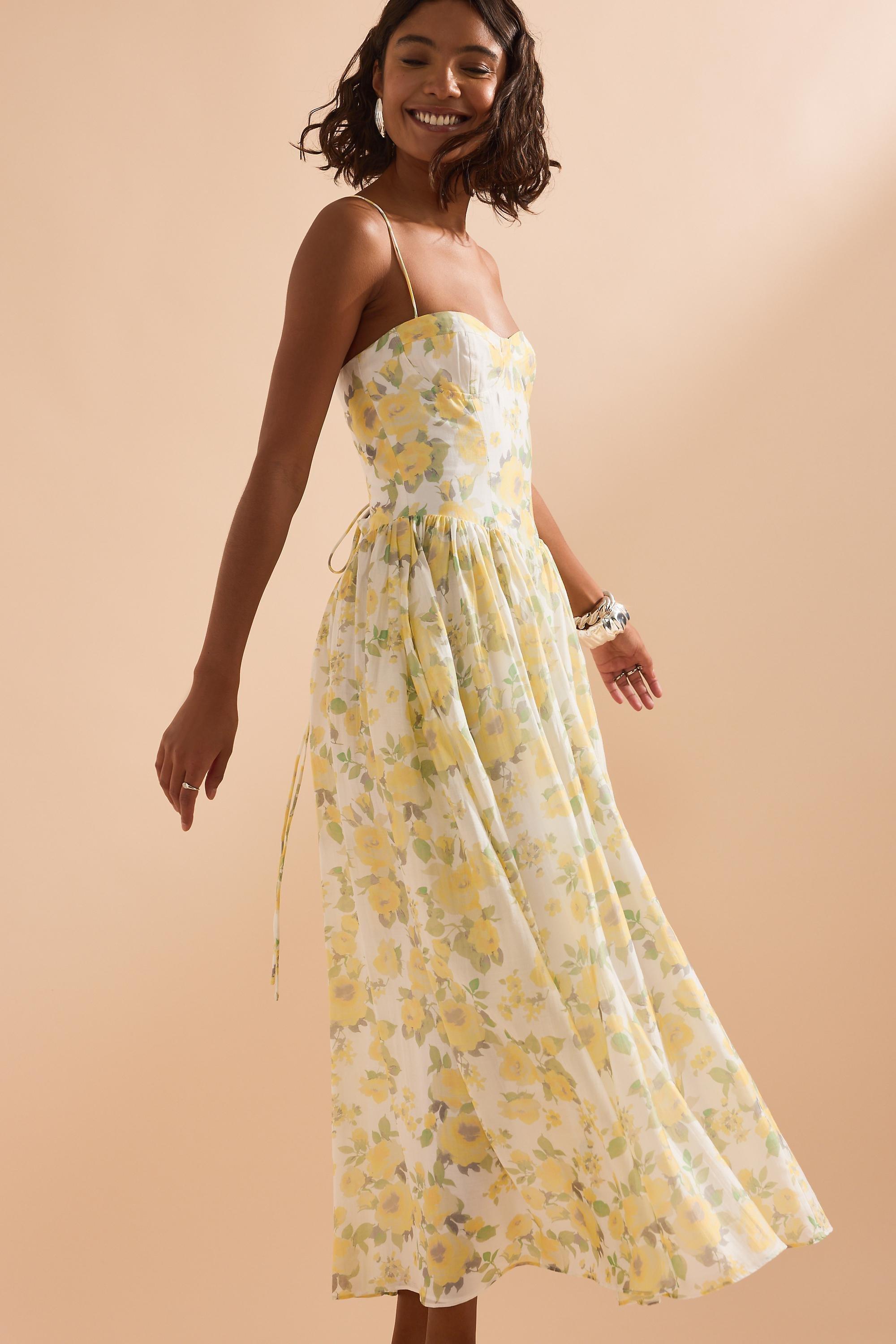 Bardot Estie Maxi Dress, Yellow, Yellow, large image number 3
