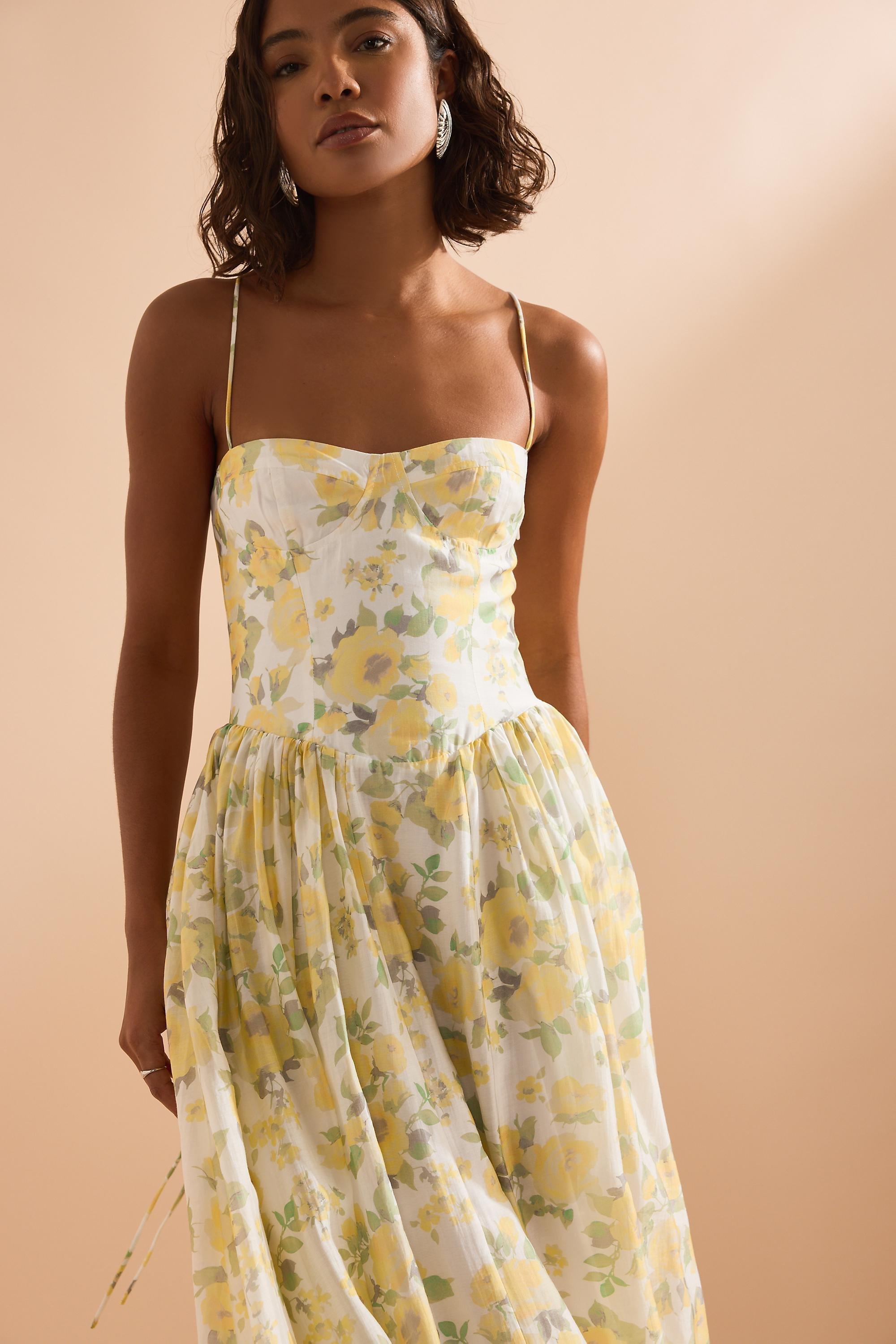 Bardot Estie Maxi Dress, Yellow, Yellow, large image number 5