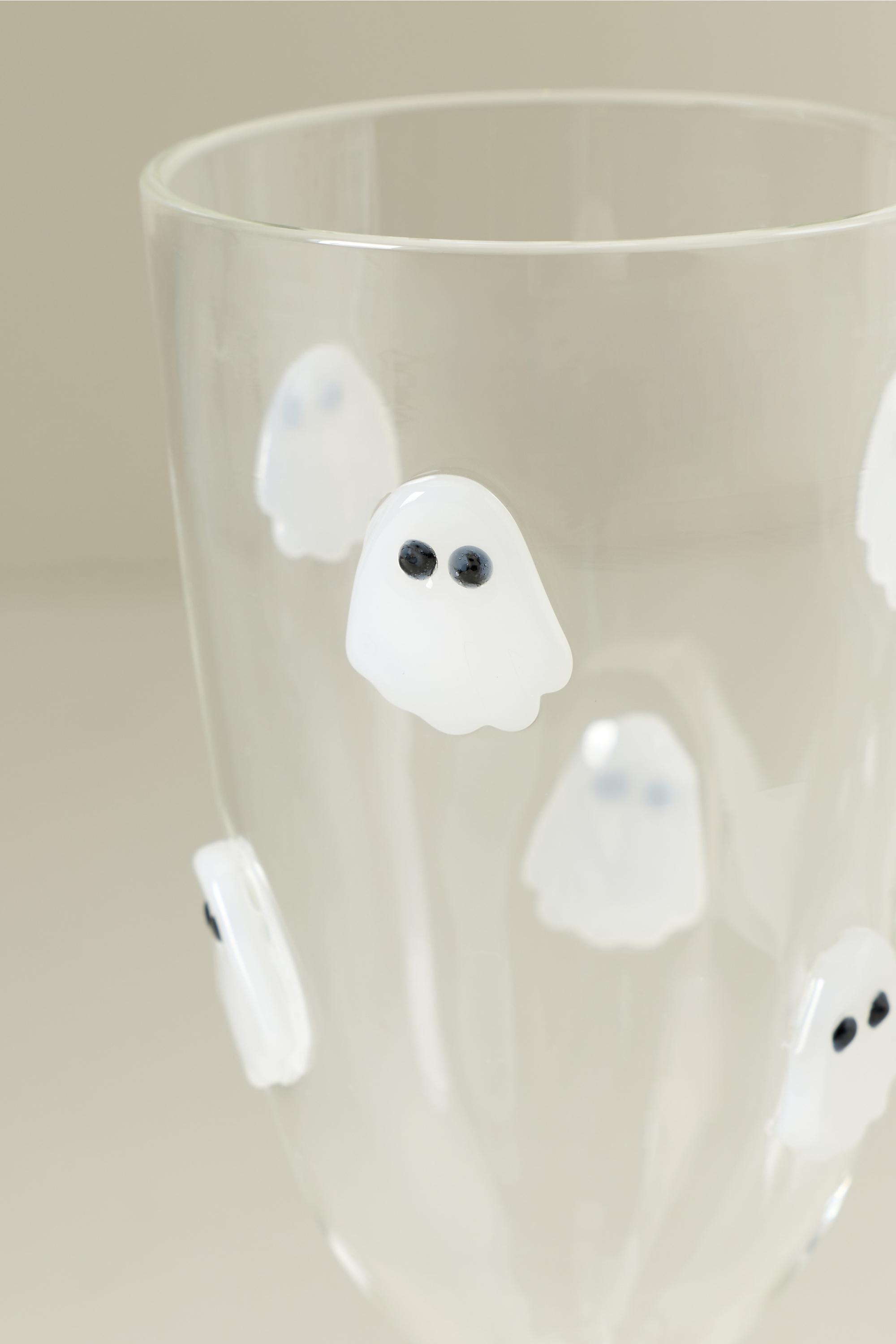 By Anthropologie Halloween Icon Flute Glass, White, large image number 3