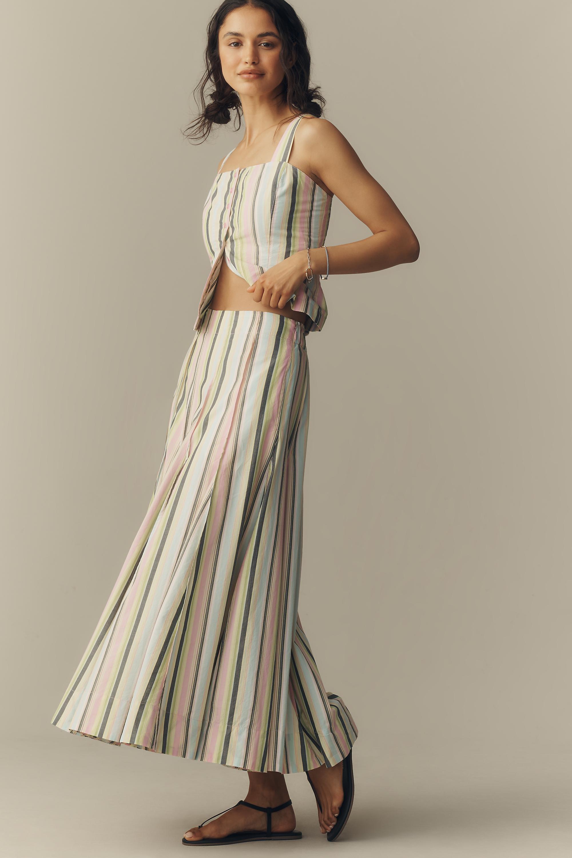 By Maeve Maxi Skirt, Multicolour, A501_0552, large image number 4