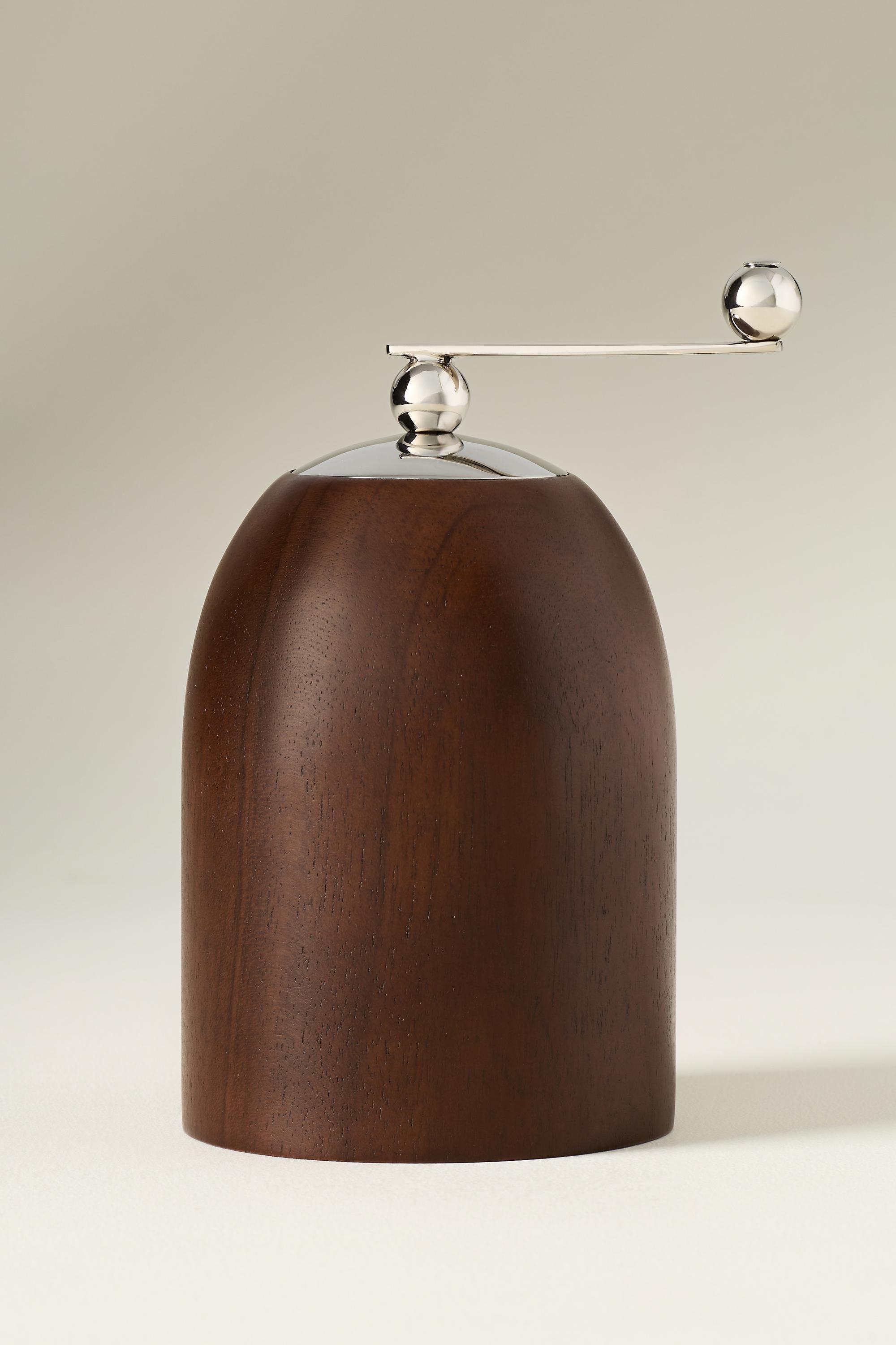 Molly Yeh Wood Pepper Mill, Brown, Brown, large image number 0