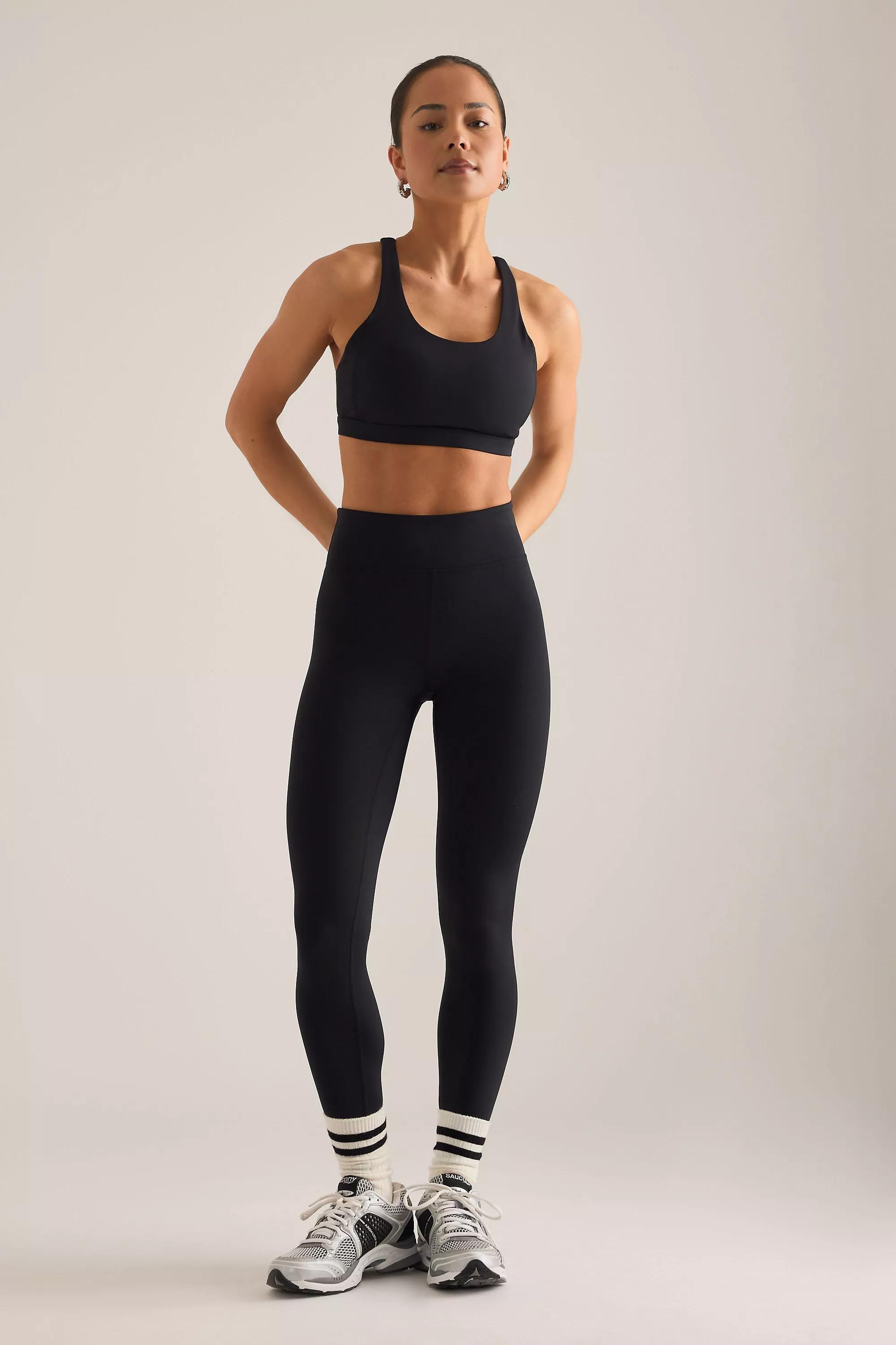 By Tala Skinluxe Tank Sports Bra, Black, Black, large image number 2