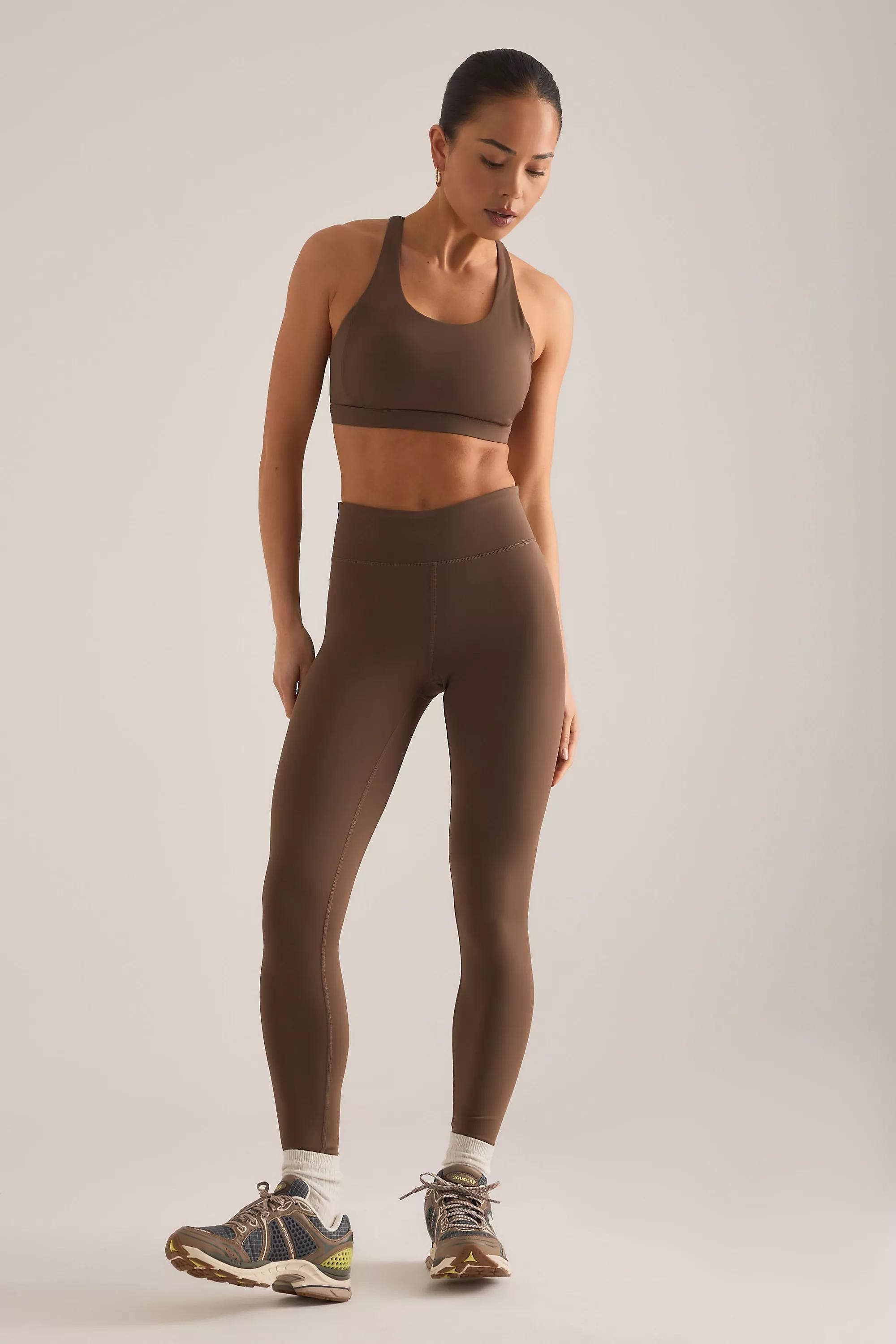 Tala Skinluxe Tank Sports Bra, Brown, Brown, large image number 2