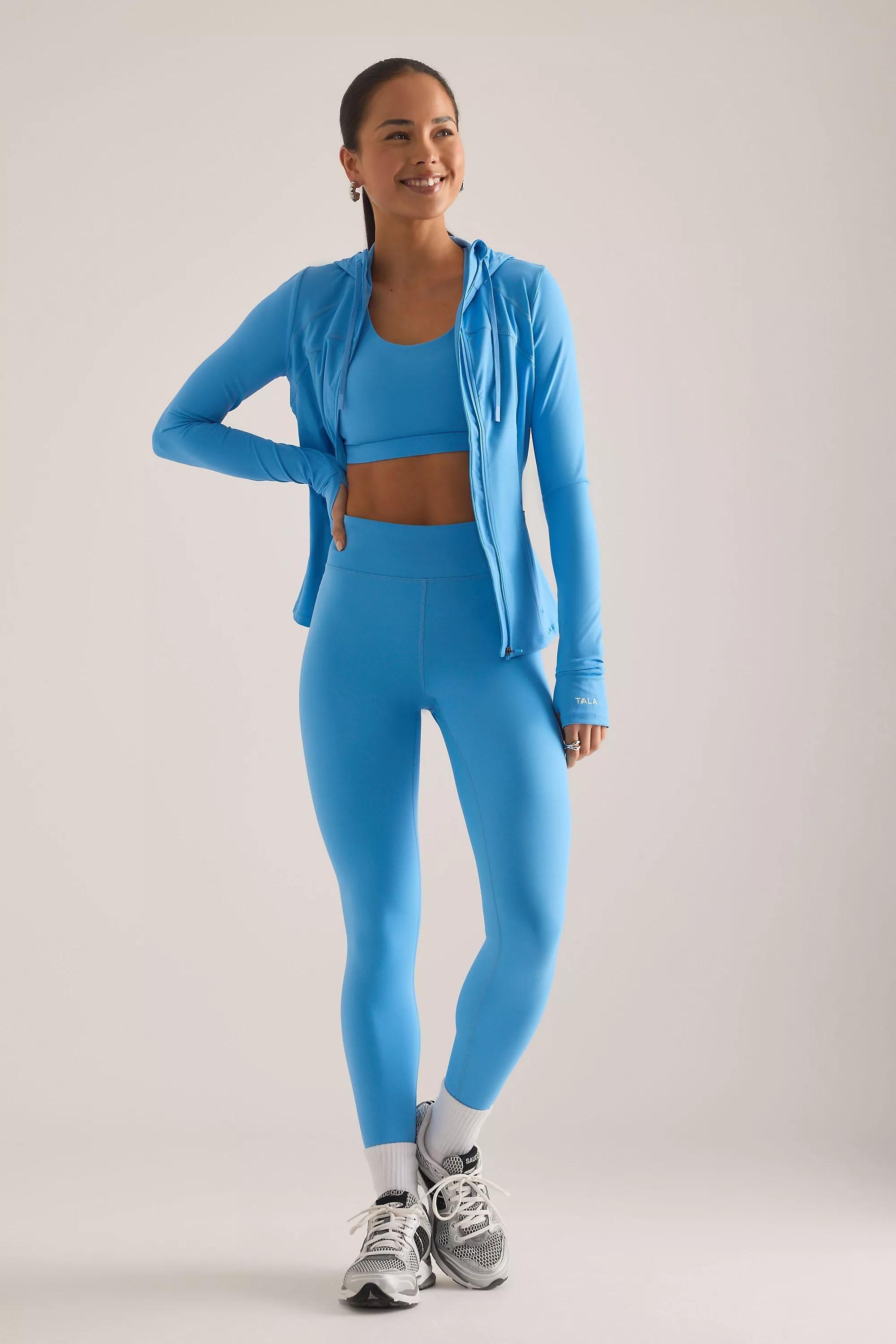 By Tala Skinluxe Tank Sports Bra, Blue, Blue, large image number 3