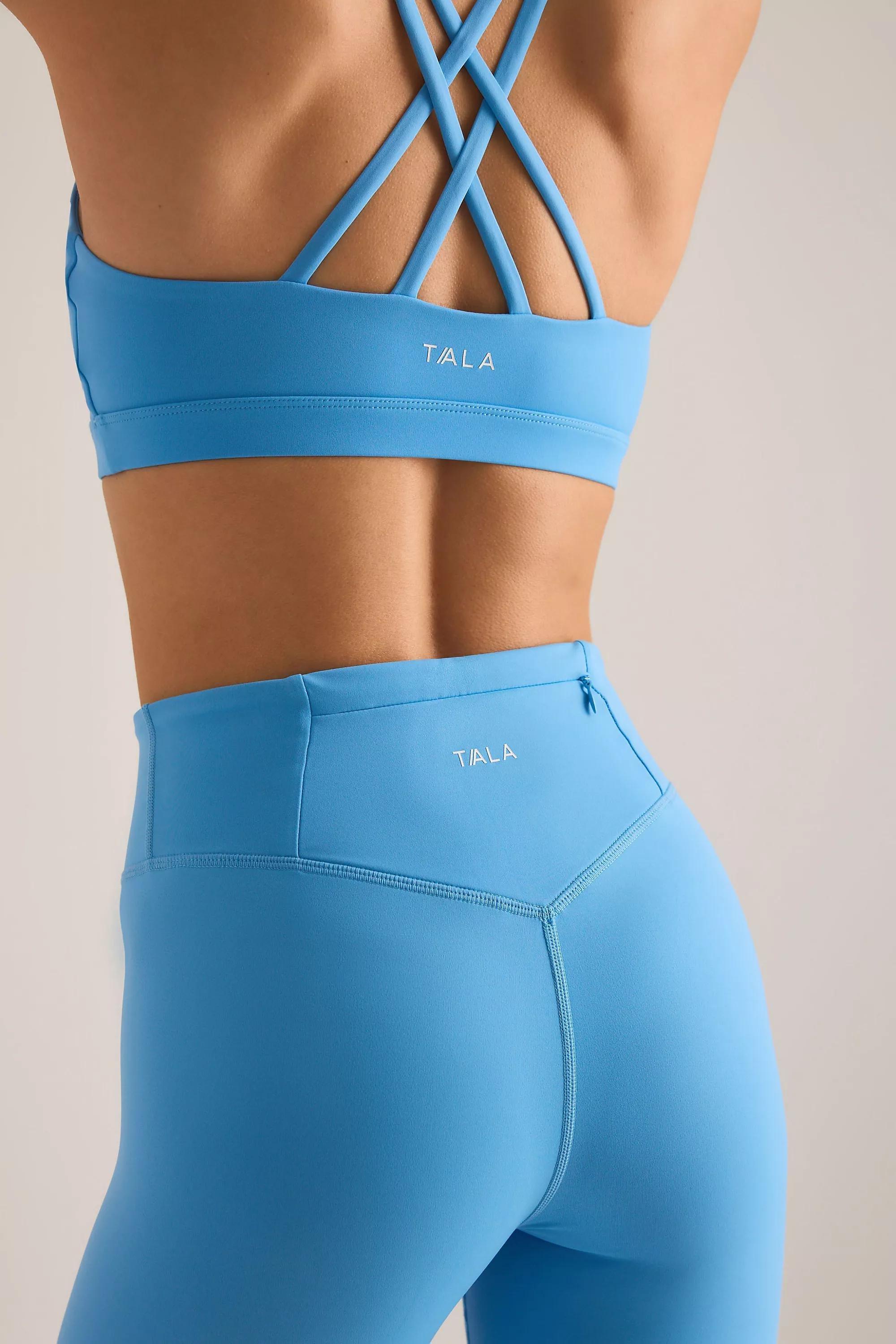By Tala Skinluxe Tank Sports Bra, Blue, Blue, large image number 5