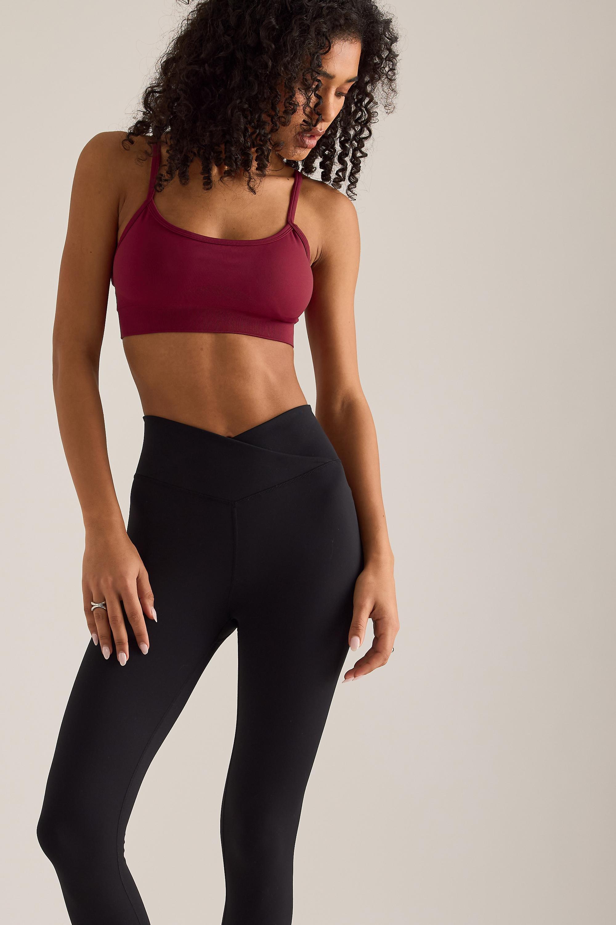 Tala Sculpt Seamless Bandeau Sports Bra, Red, A501_0060, large image number 3