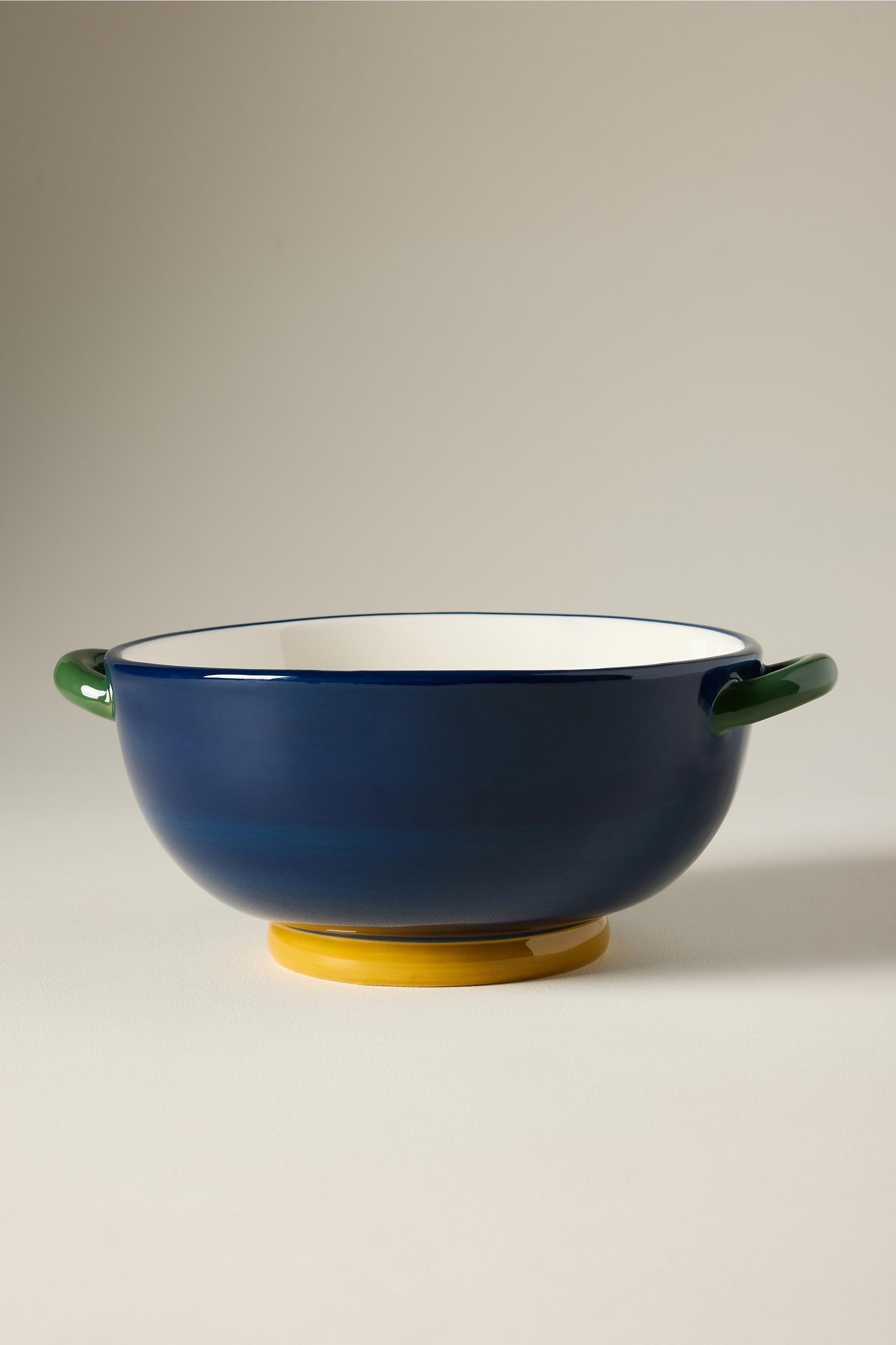Molly Yeh Stoneware Mixing Bowl, Navy, medium