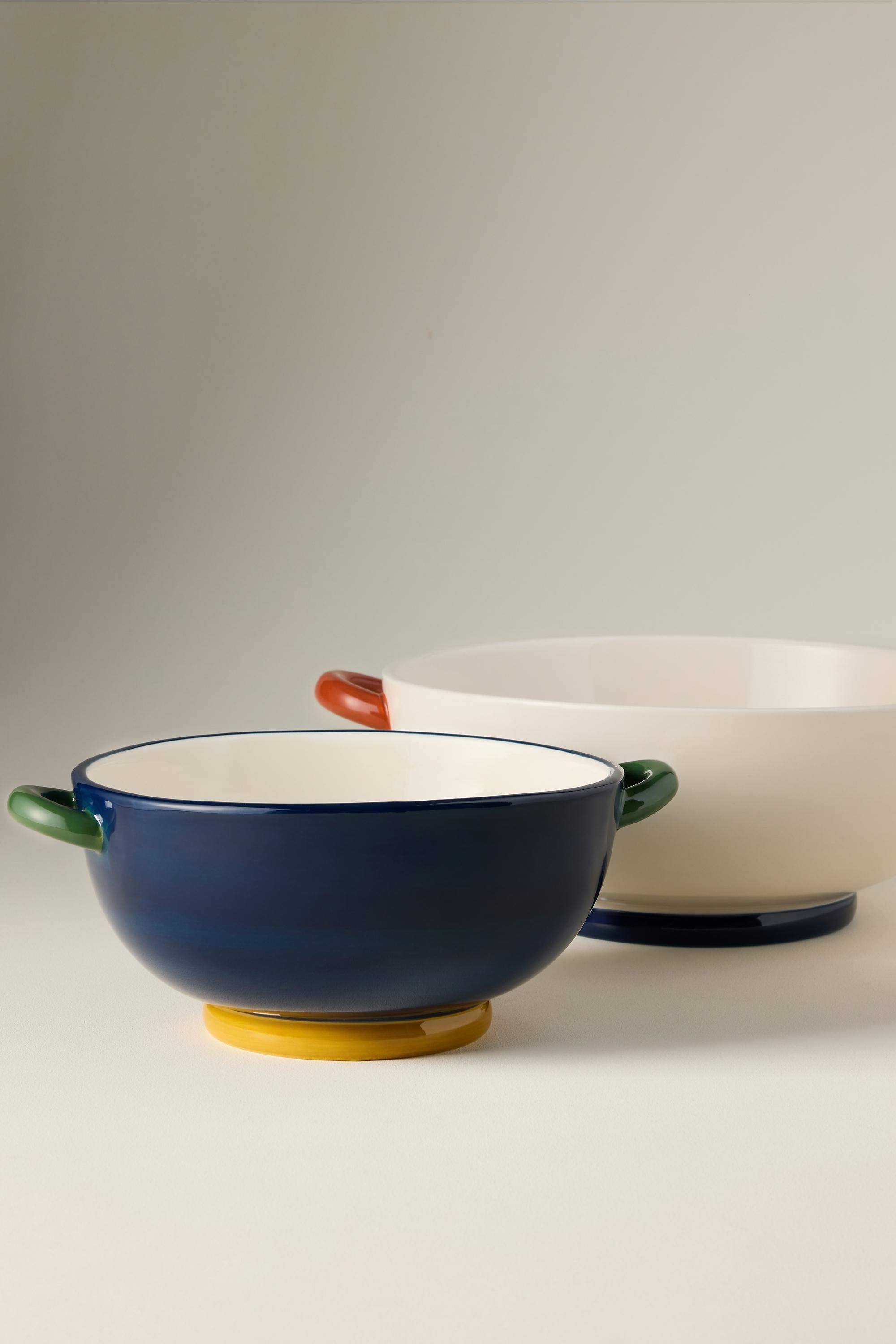 Molly Yeh Stoneware Mixing Bowl, Navy, large image number 1