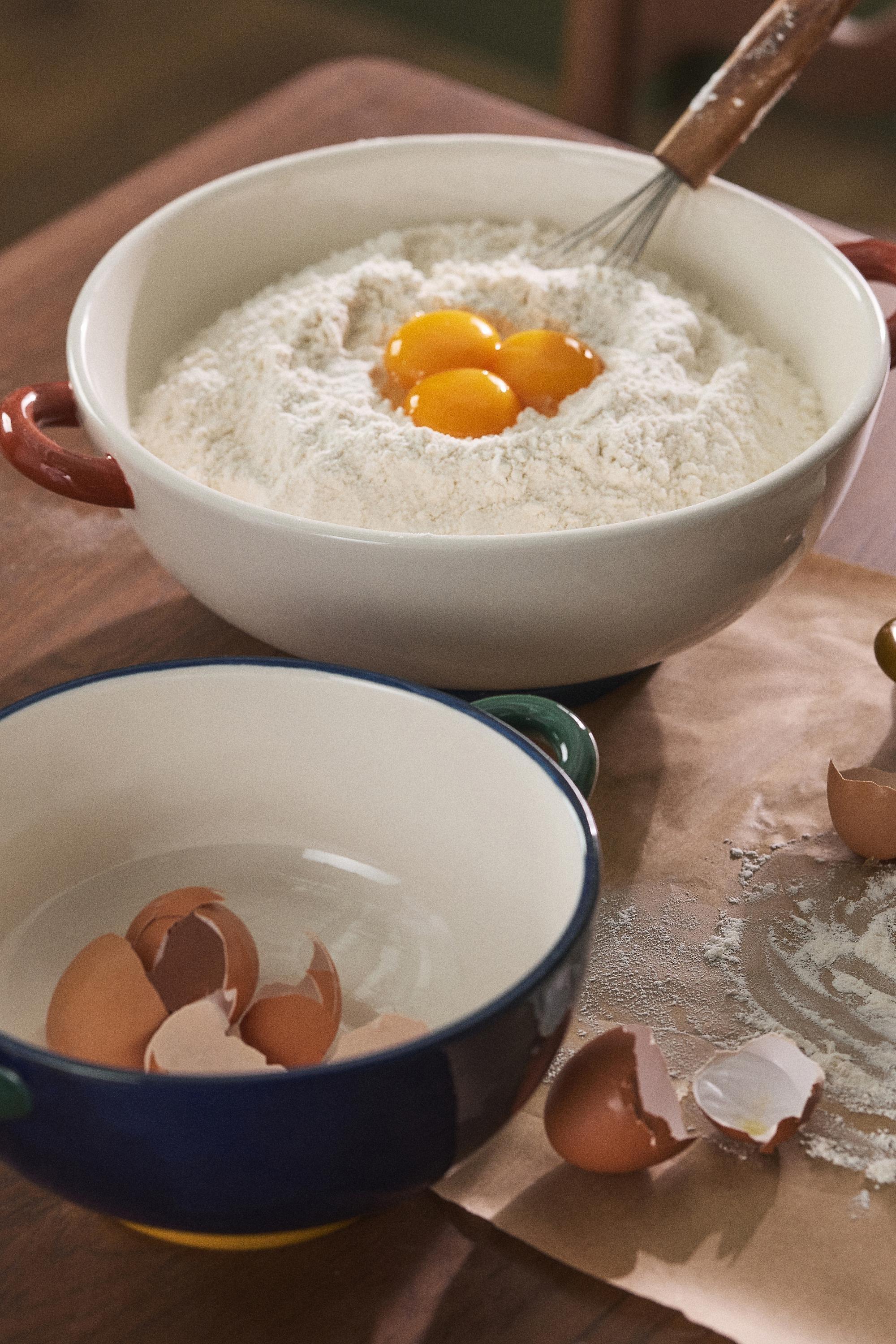 Molly Yeh Stoneware Mixing Bowl, Navy, large image number 3