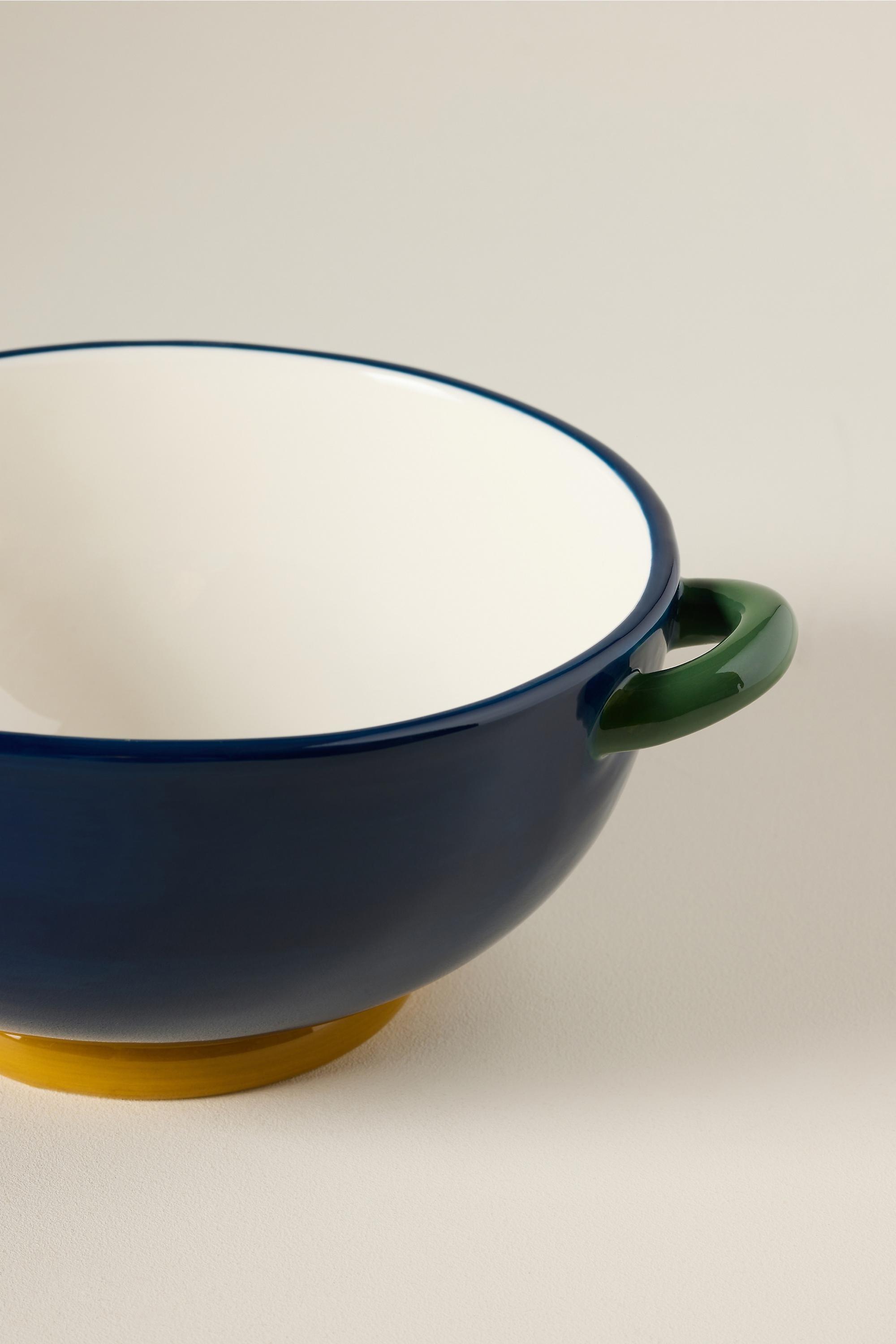 Molly Yeh Stoneware Mixing Bowl, Navy, large image number 4