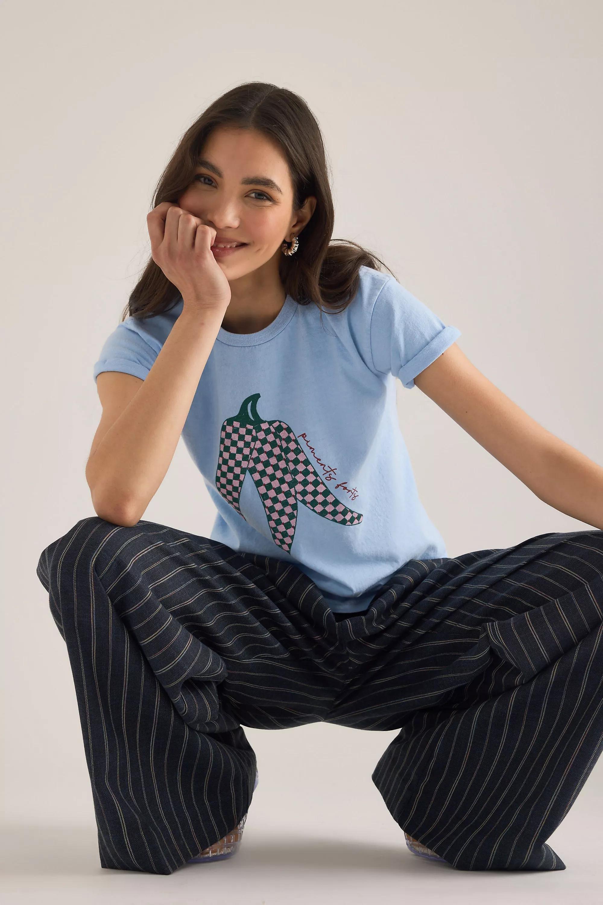 BLUE By Anthropologie Chilli Graphic Baby T-Shirt, A501_0040, medium