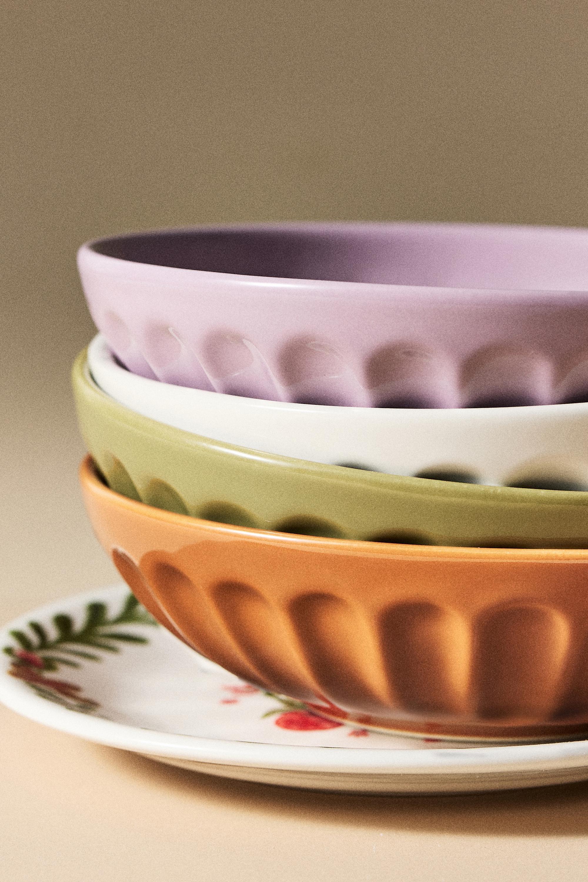 Molly Yeh Stoneware Dessert Plate, Multiclour, Red, large image number 3