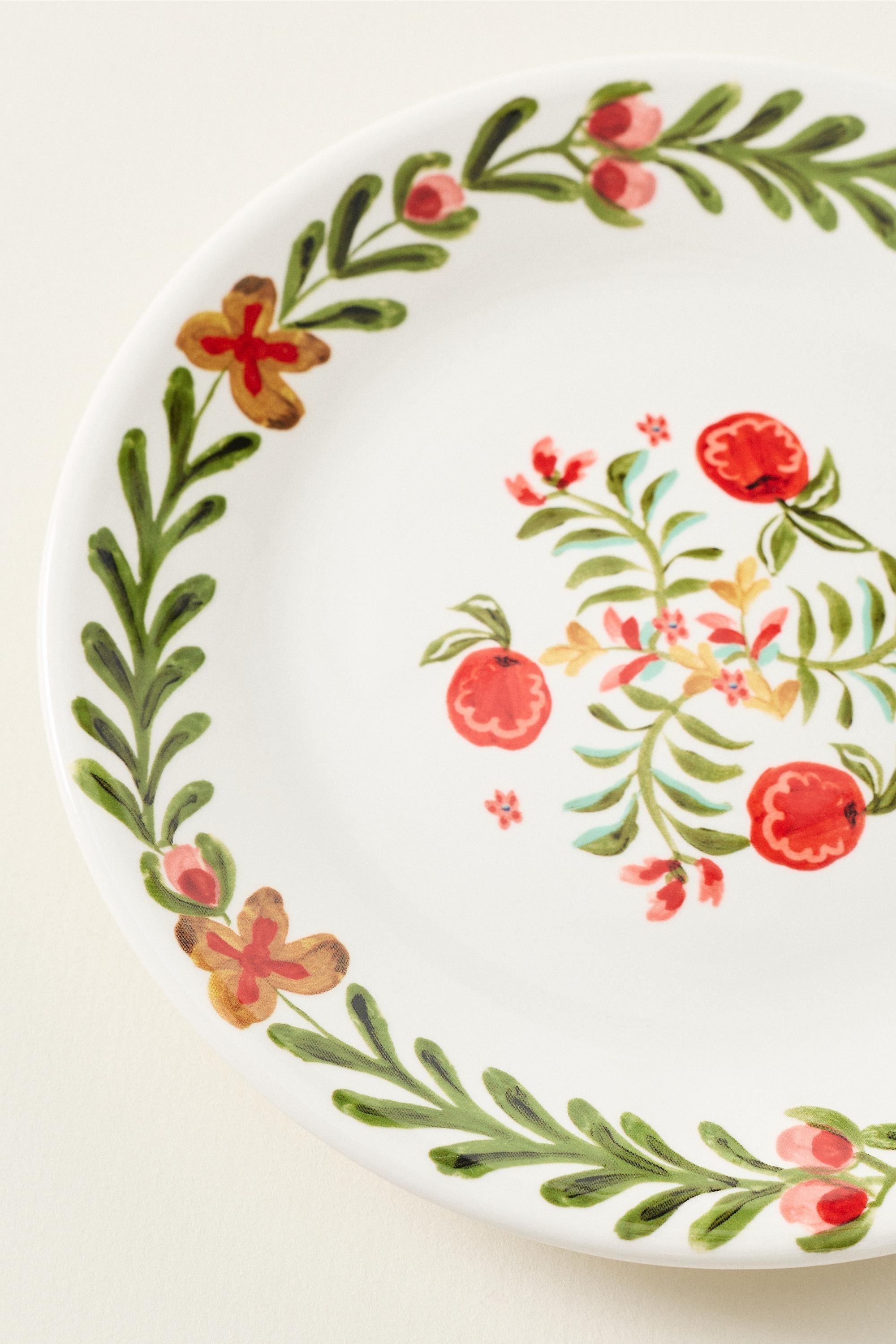 Molly Yeh Stoneware Dessert Plate, Multiclour, Red, large image number 4