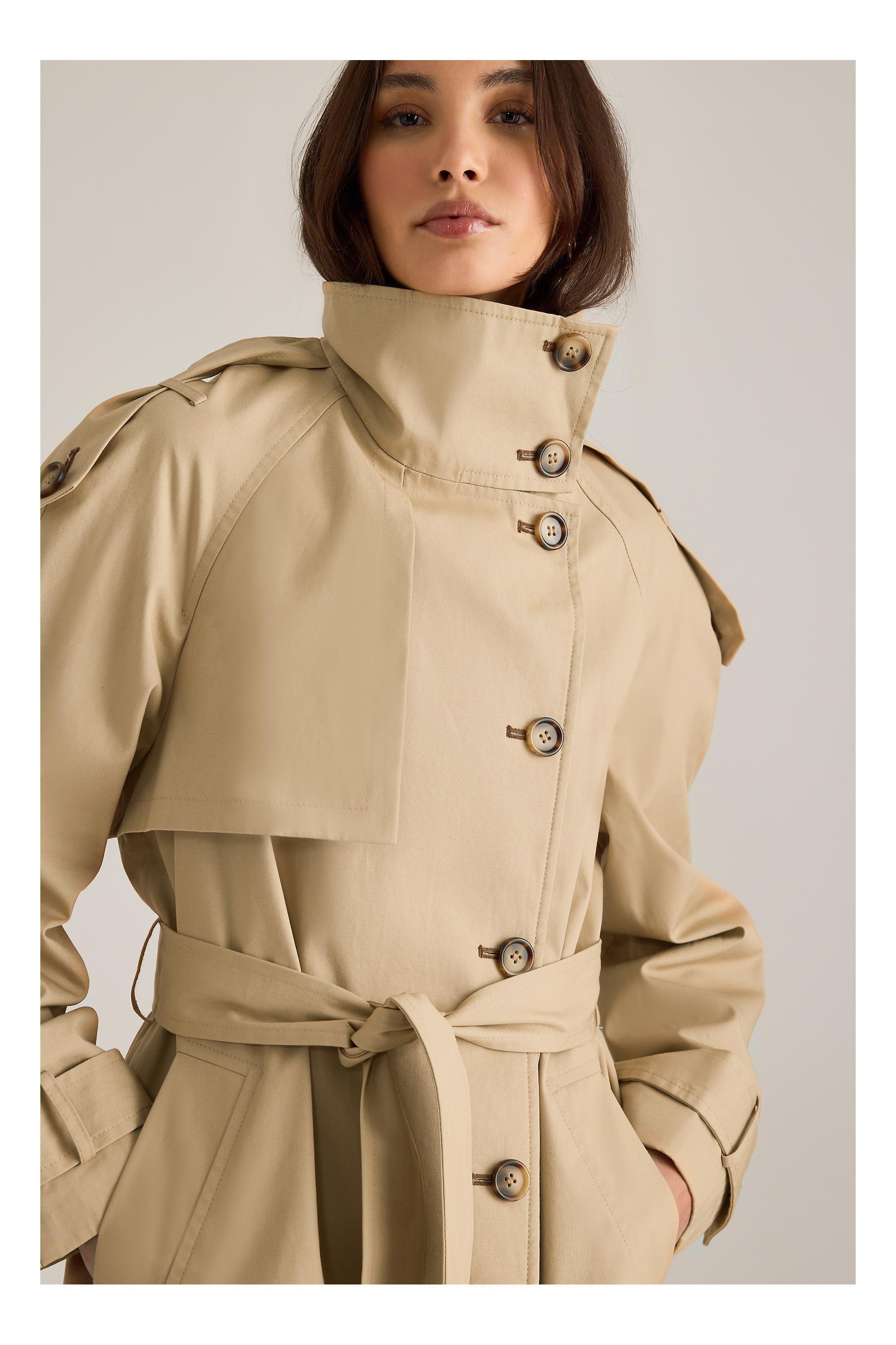 By Anthropologie Lottie Maxi Trench Coat, Beige, Beige, large image number 5