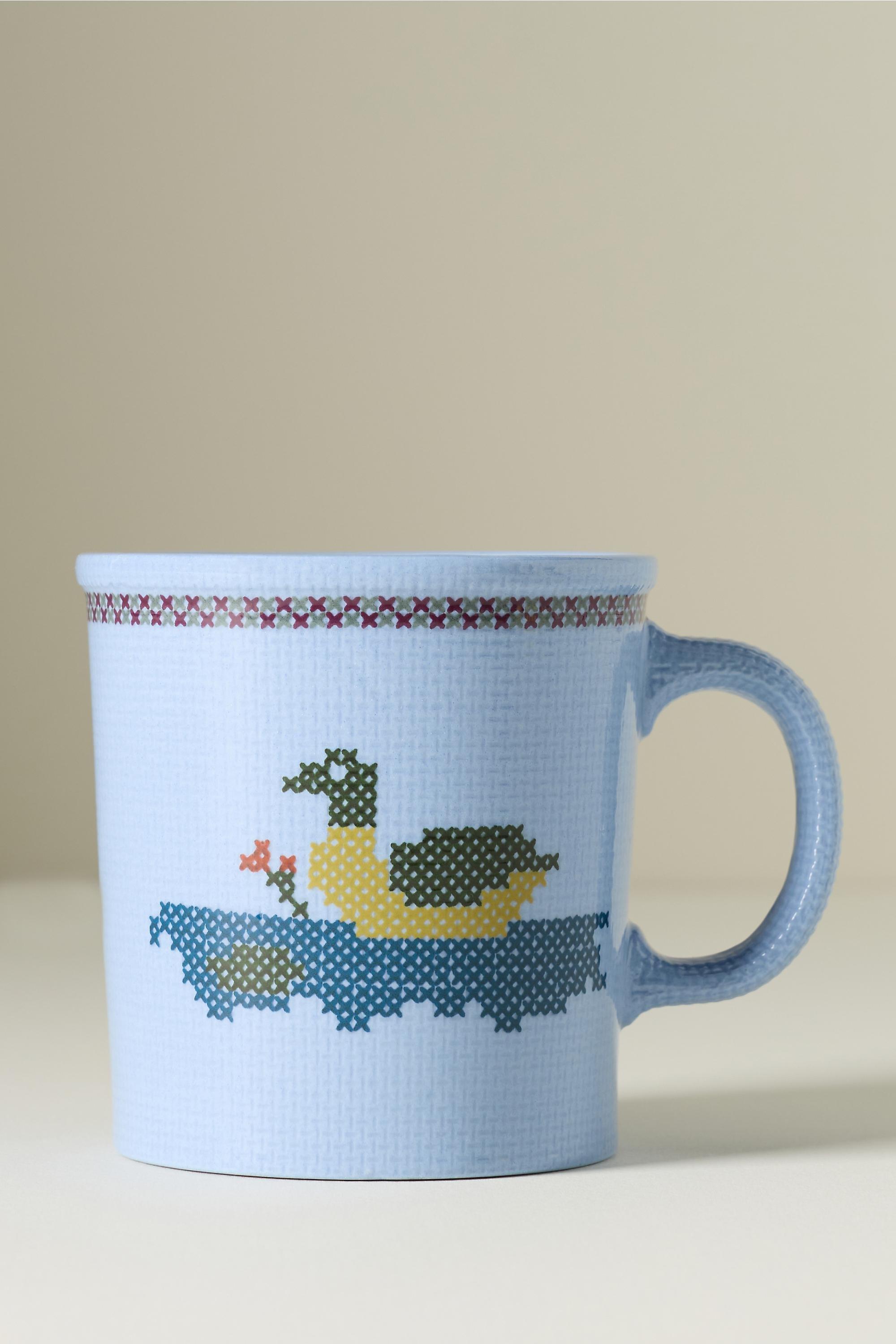 Harmonie Stoneware Mug, Blue, Blue, medium