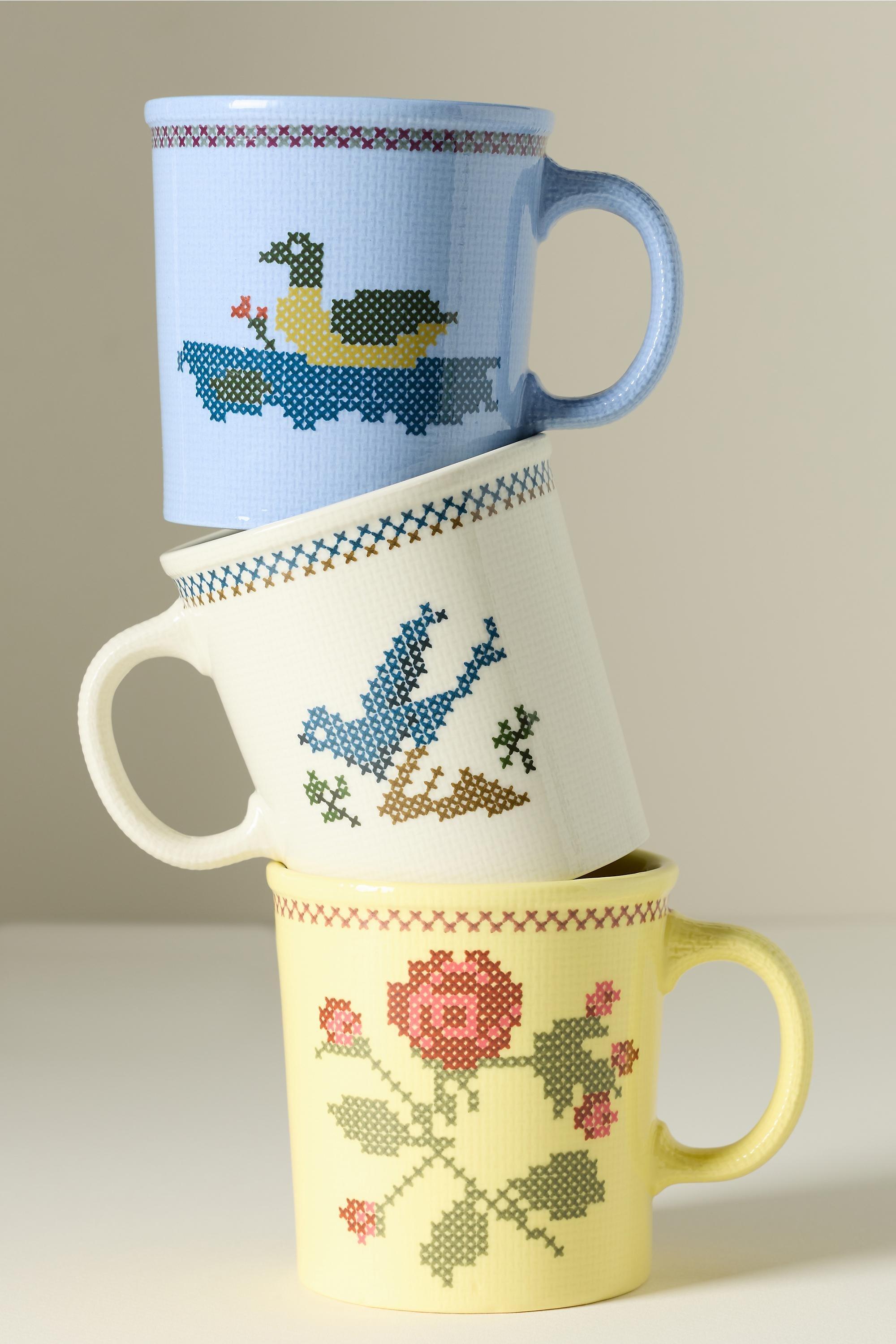 Harmonie Stoneware Mug, Blue, Blue, medium