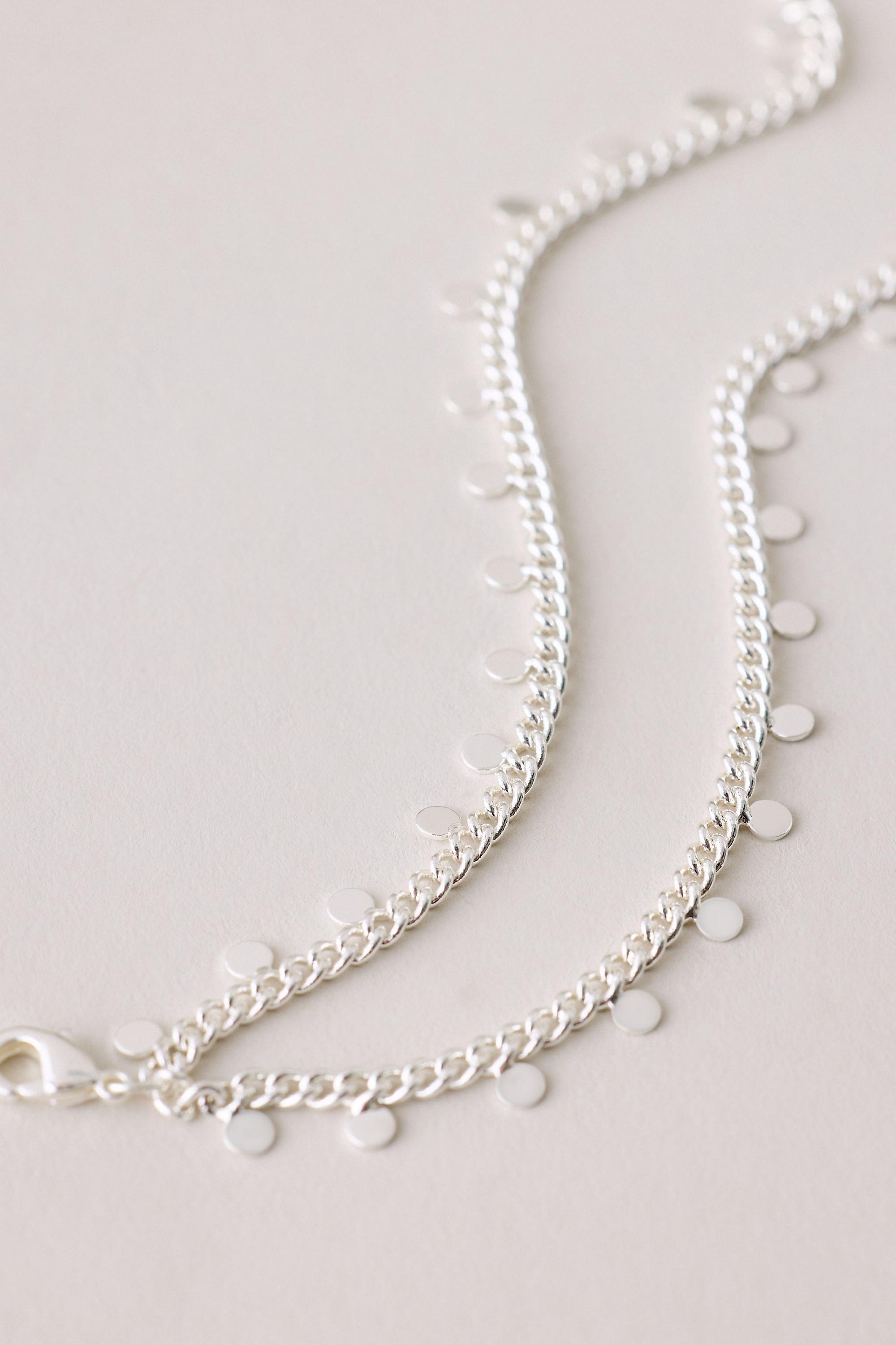 Ibiza Disc Multi-Layer Bracelet, Silver, A501_0007, medium