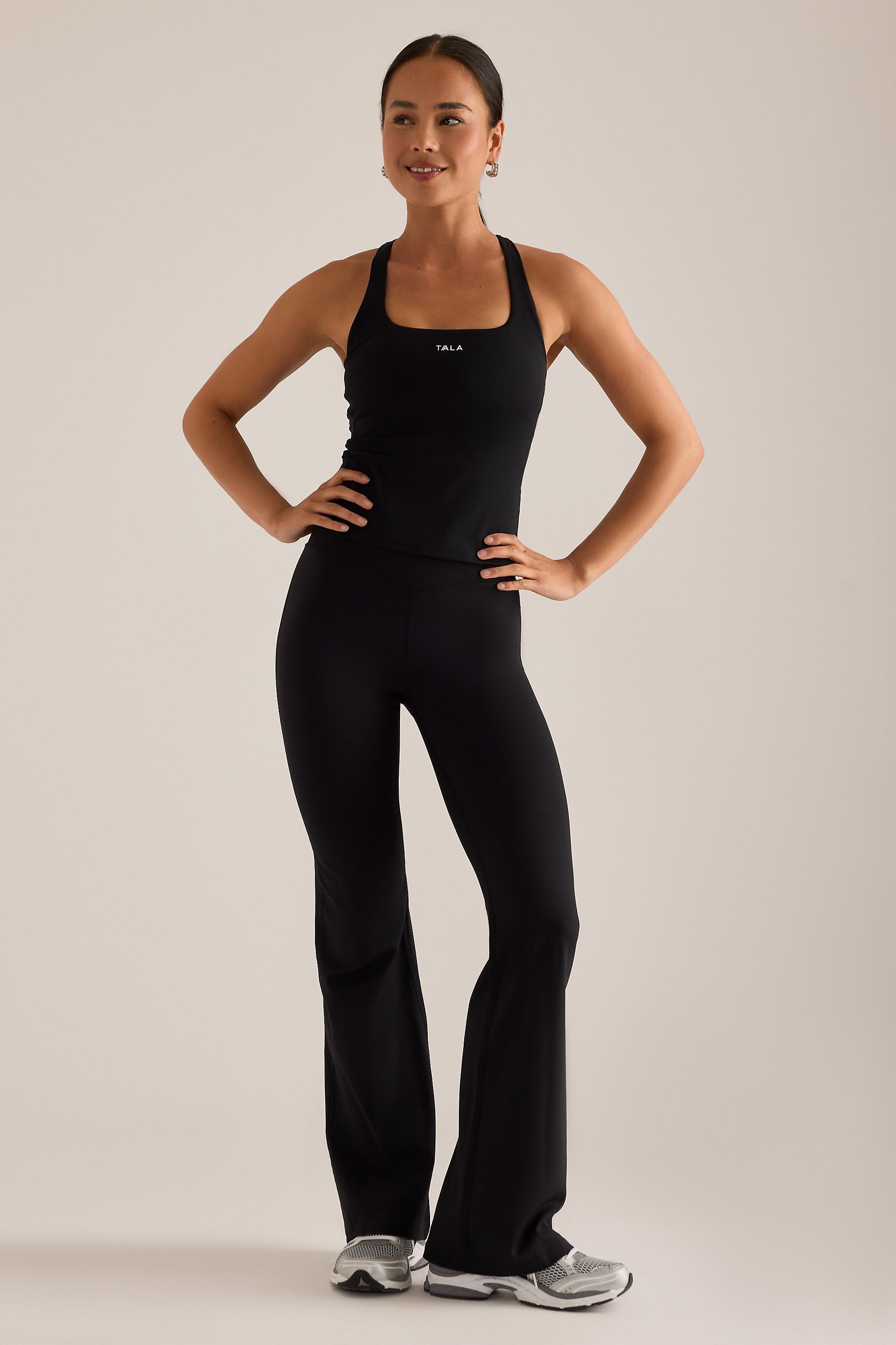 TALA SkinLuxe Cross-Back Vest, Black, large image number 1