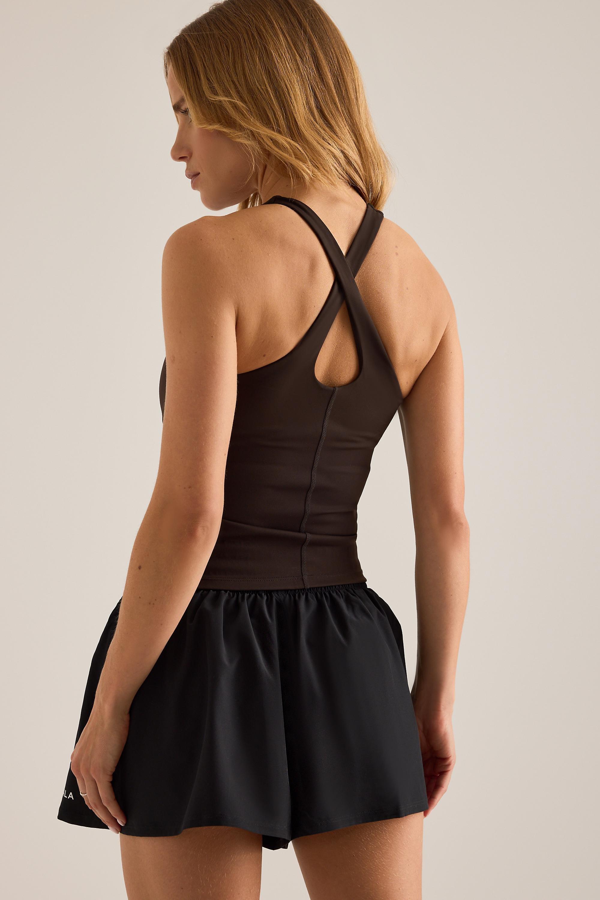 TALA SkinLuxe Cross-Back Vest, Brown, large image number 4