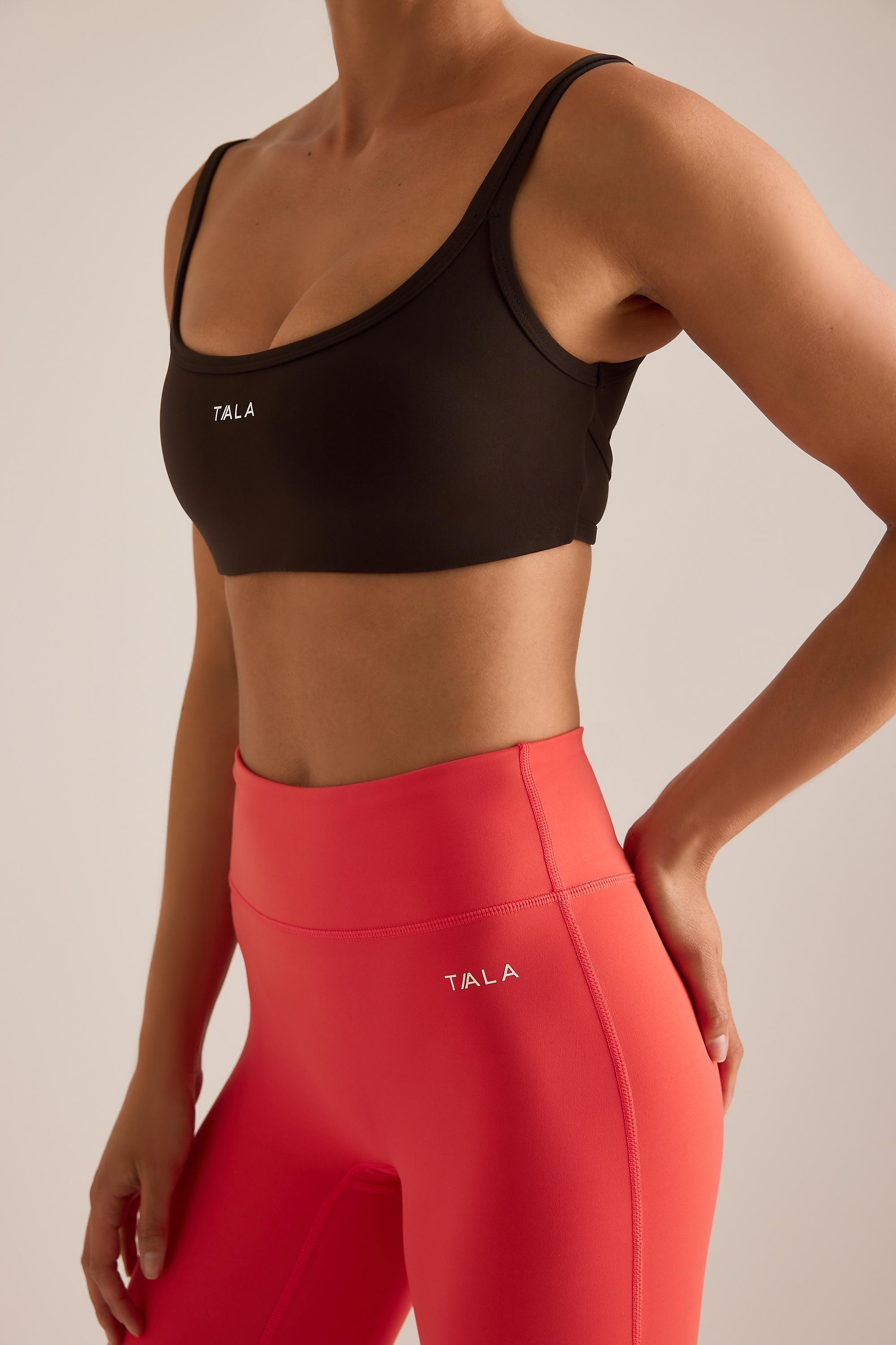 TALA SkinLuxe Bandeau Cross Over Sports Bra, Brown, large image number 1