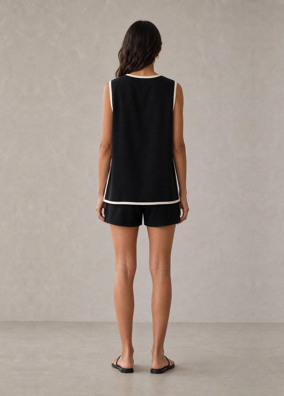 Fe Sancia The Clement Top, Black, Black, medium