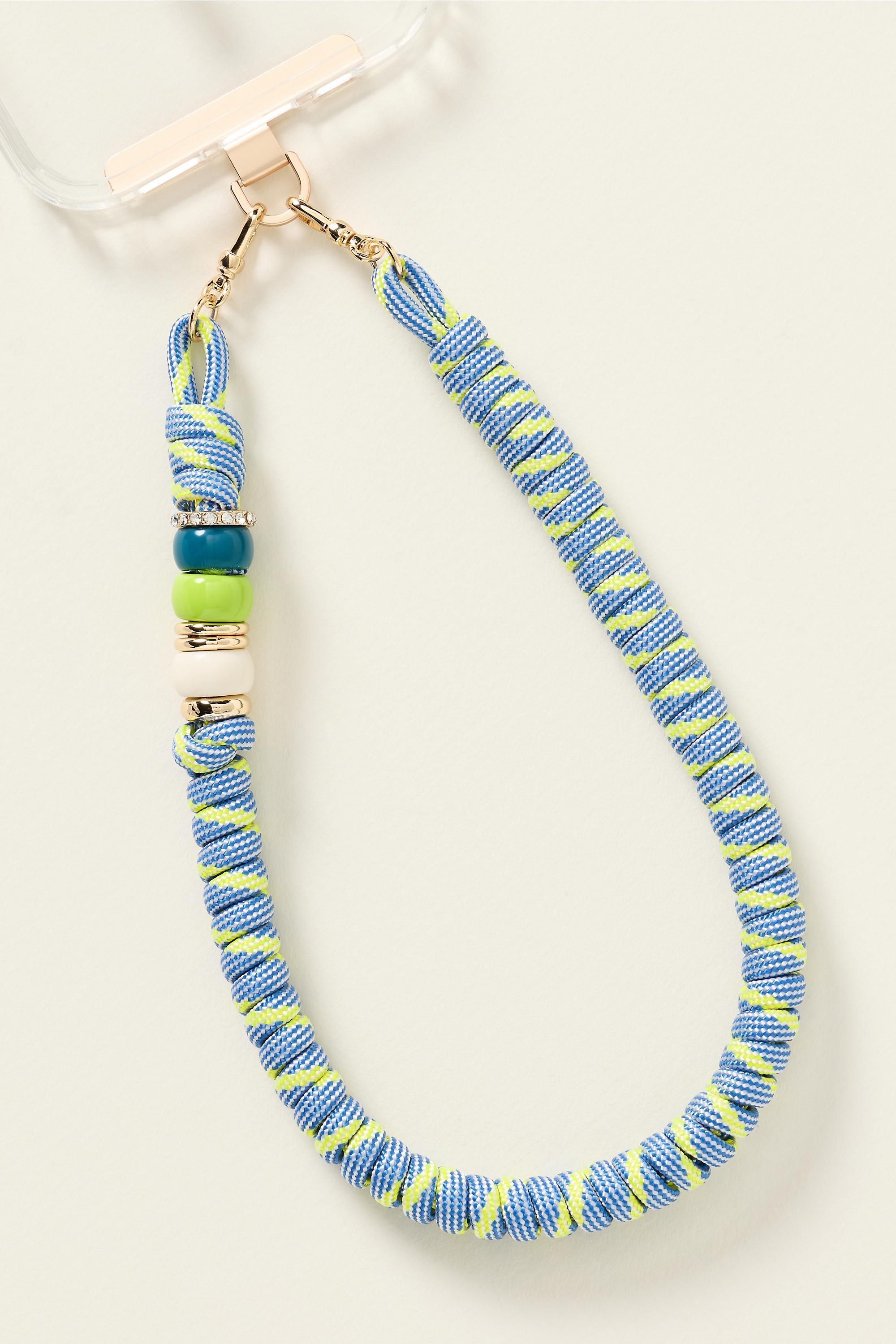 PURPLE By Anthropologie Woven Cord Phone Chain, Purple, large image number 0