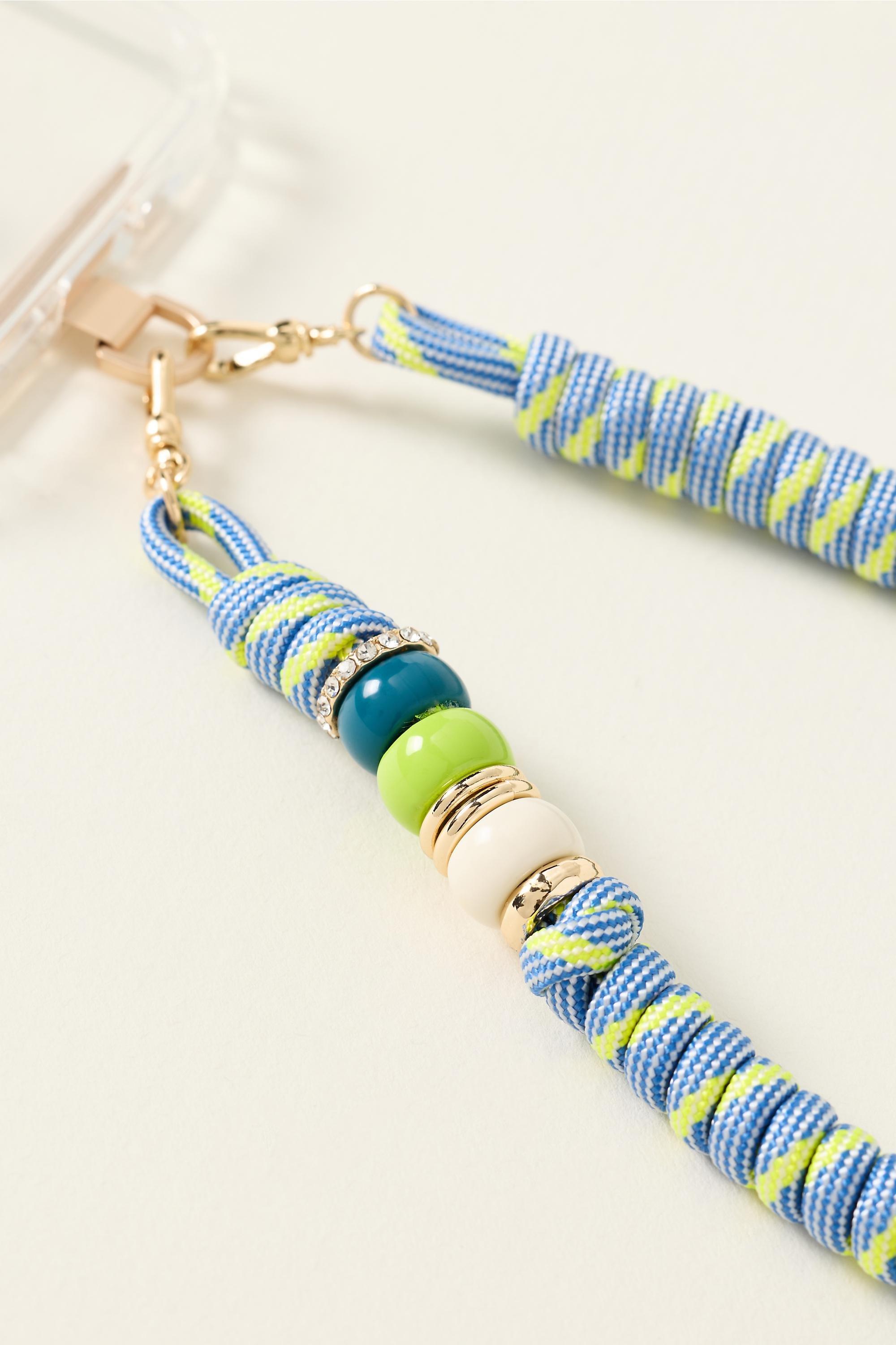 PURPLE By Anthropologie Woven Cord Phone Chain, Purple, large image number 1