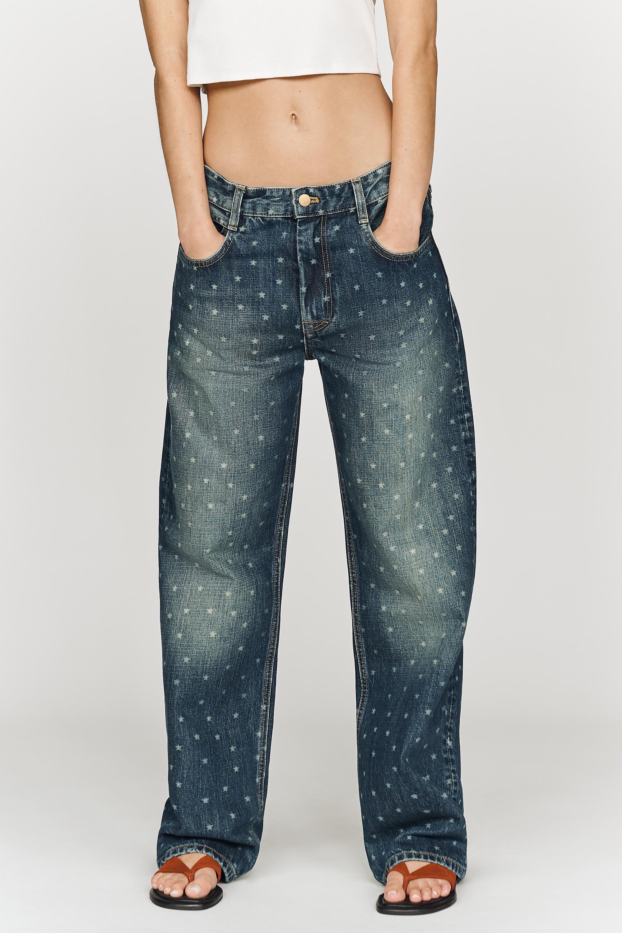 DENIM DARK Pilcro Star Boyfriend Mid-Rise Relaxed Jeans, Blue, large image number 3