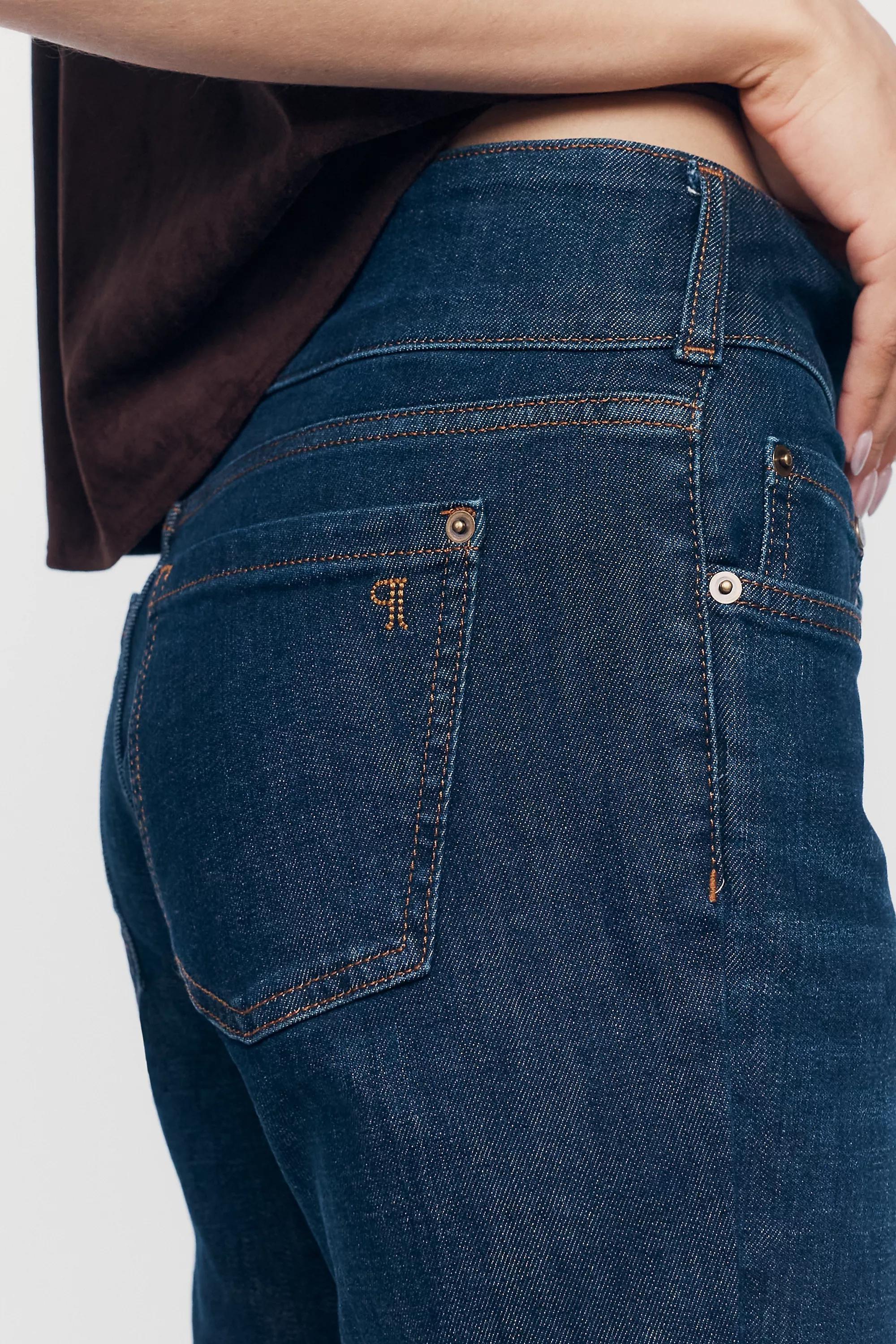 Pilcro Low-Rise Bootcut Jeans, Blue, Blue, large image number 1