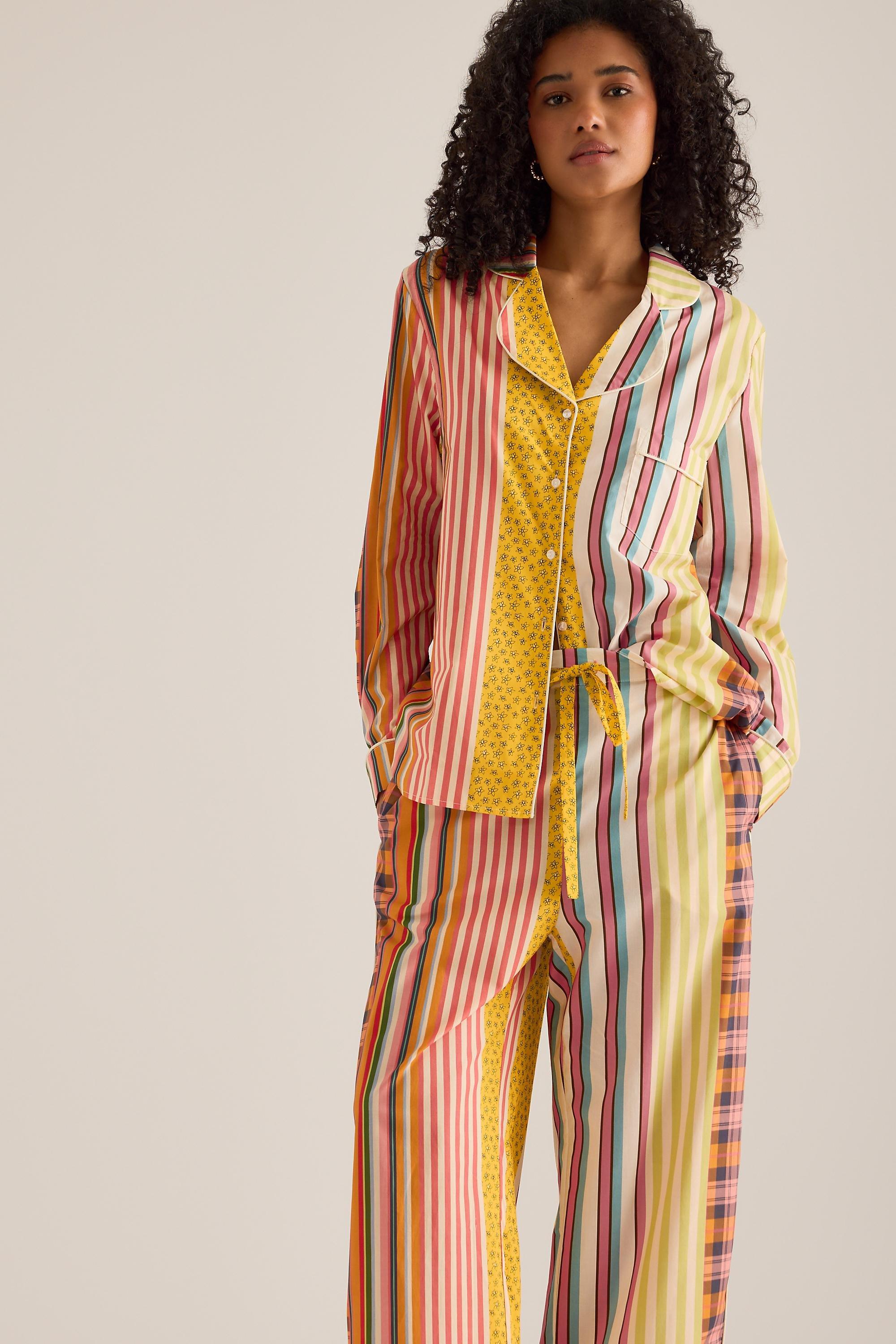 Karen Mabon Tartan Long Pyjama Set, Multicolour, A501_0552, large image number 2