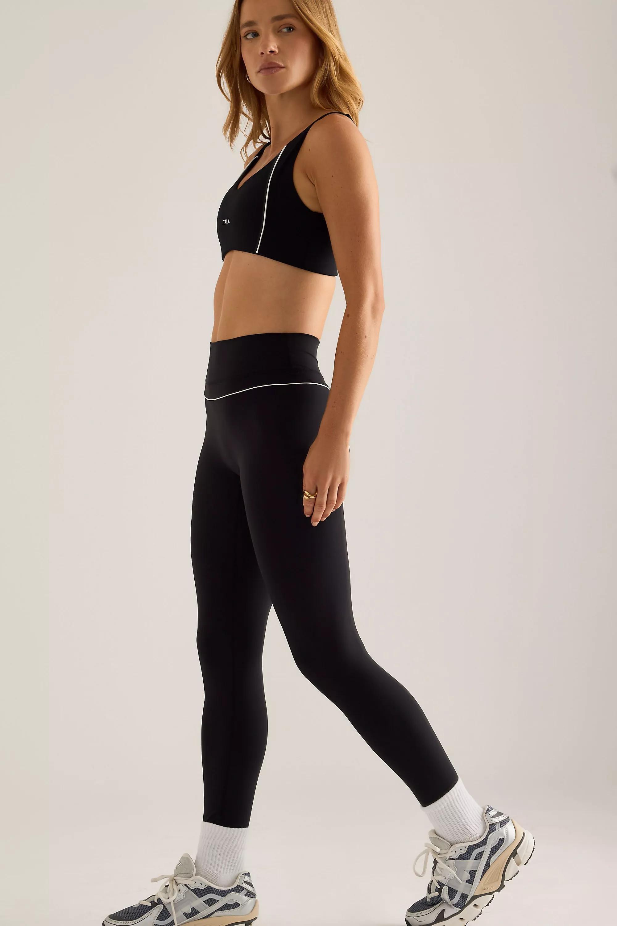 Tala Dayflex Contrast Sweetheart Leggings, Black, Black, large image number 3