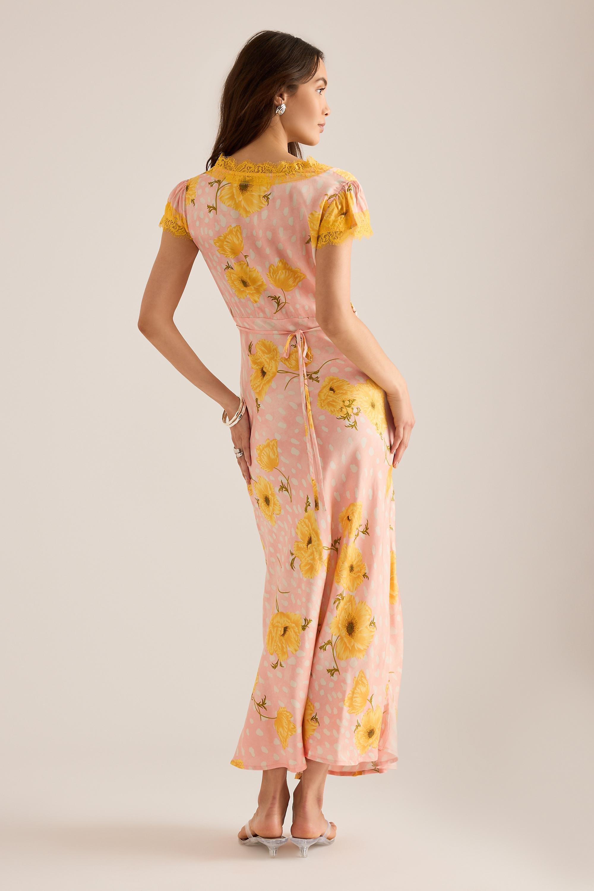 Never Fully Dressed Poppy Olivia Maxi Dress, Pink, Pink, large image number 5